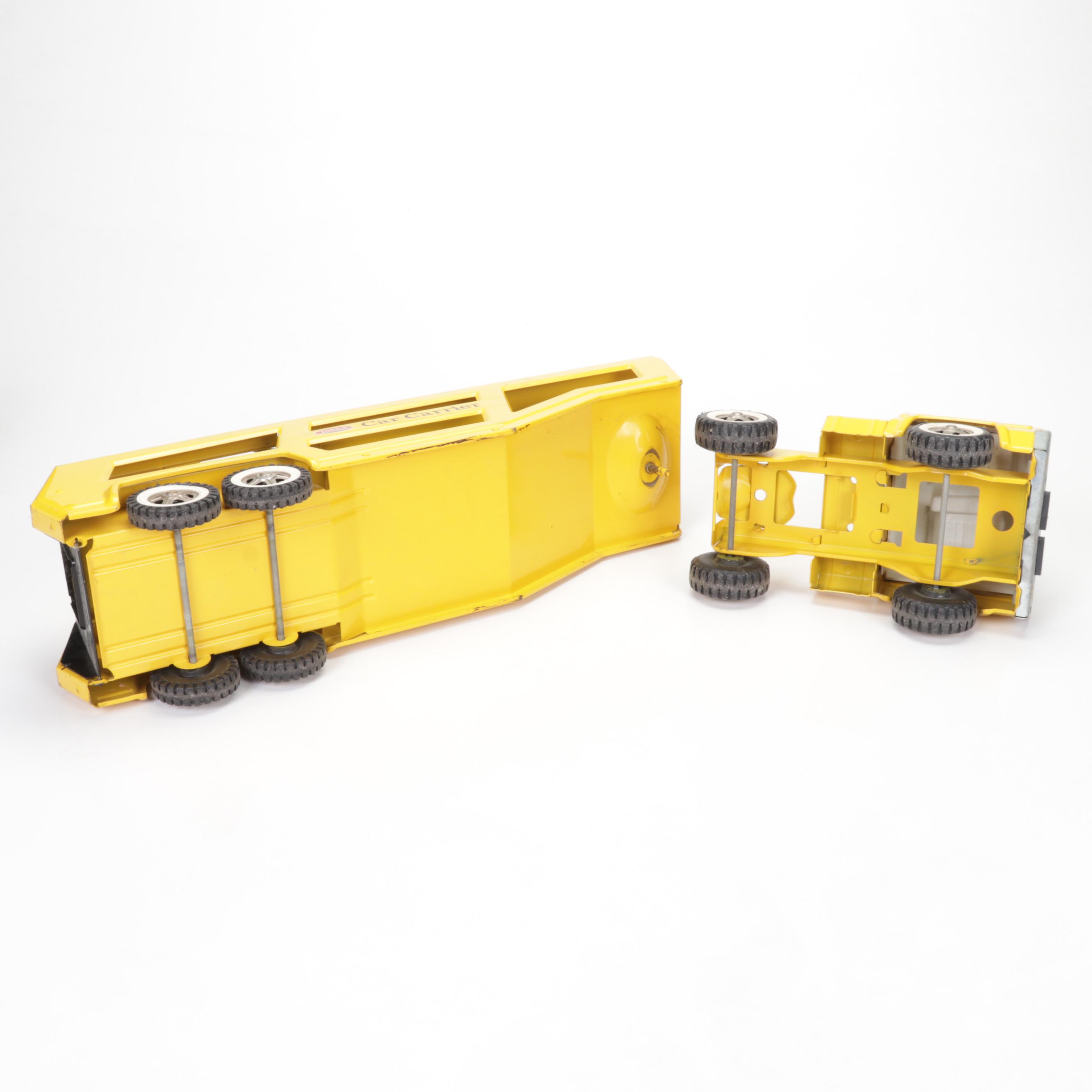Tonka Car Carrier, Tyco Model Train Cars, and More Toy Vehicles