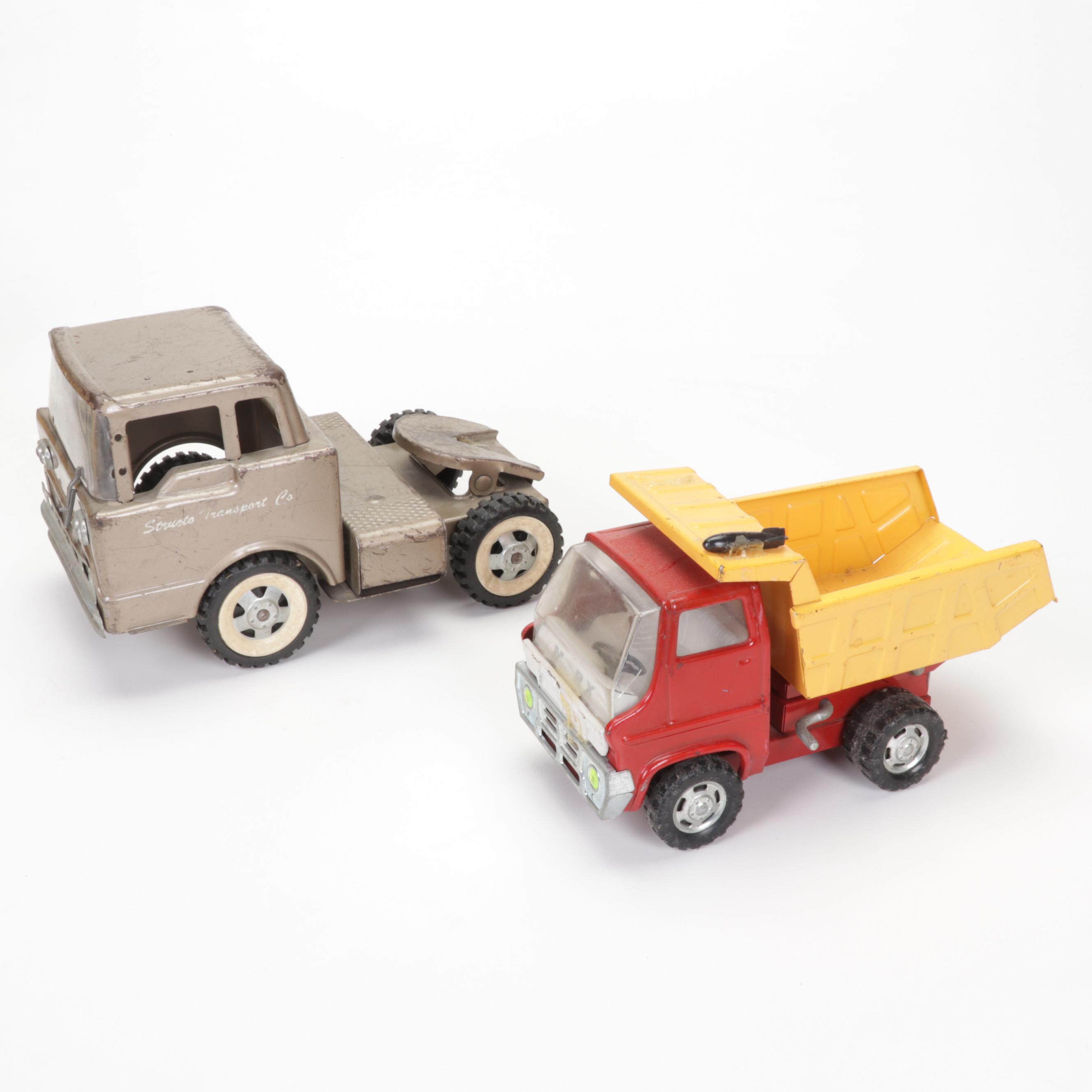 Tonka Car Carrier, Tyco Model Train Cars, and More Toy Vehicles