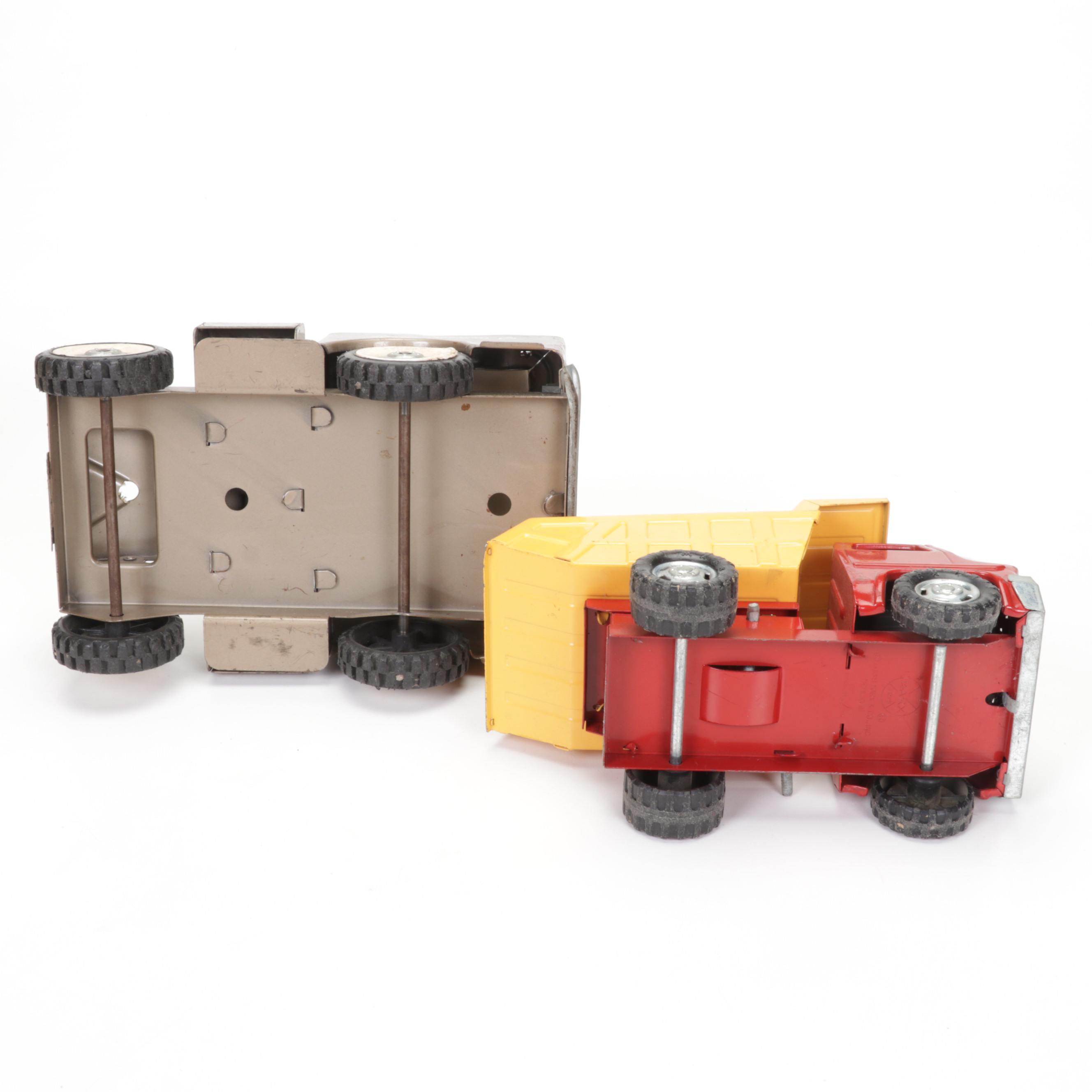 Tonka Car Carrier, Tyco Model Train Cars, and More Toy Vehicles
