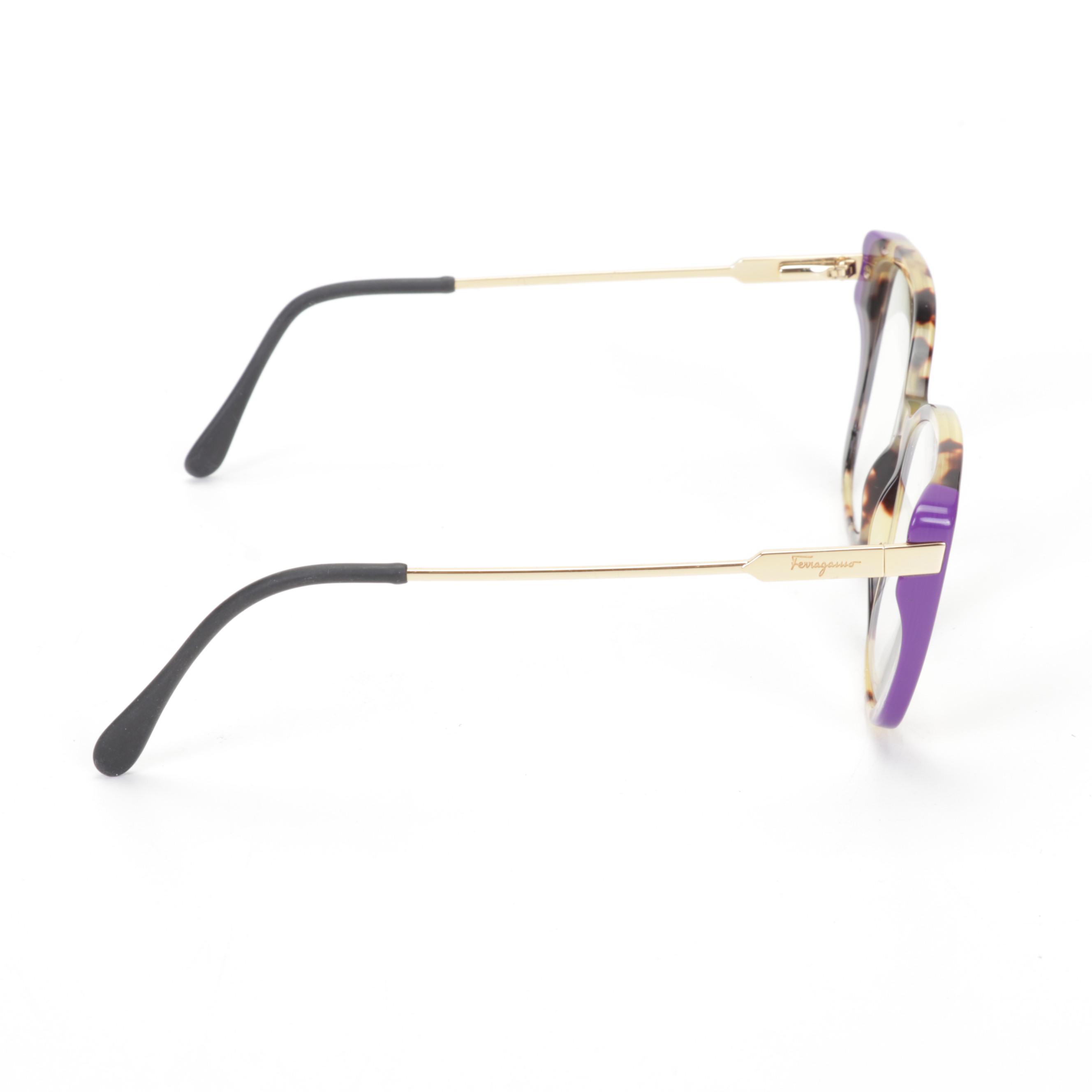 Salvatore Ferragamo Glasses with Case and Other Prescription Glasses