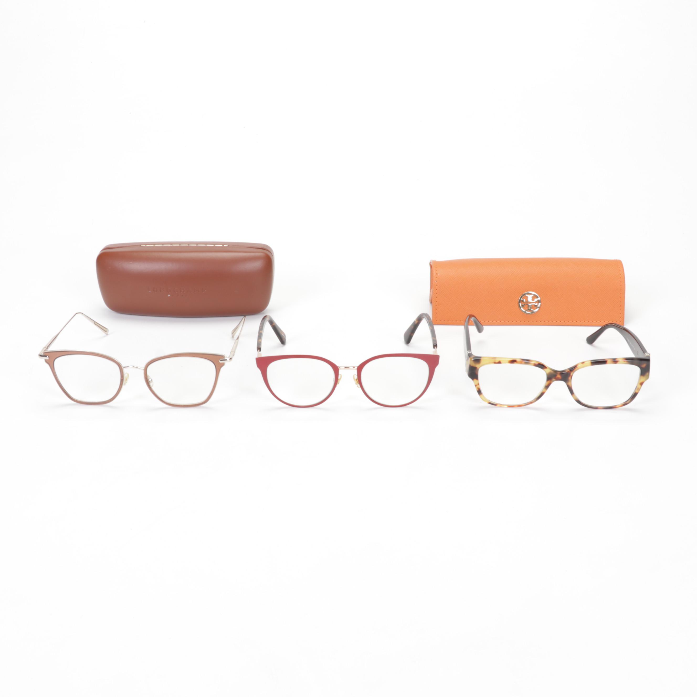 Longchamp, Tory Burch, and Kate Spade New York Prescription Eyeglasses