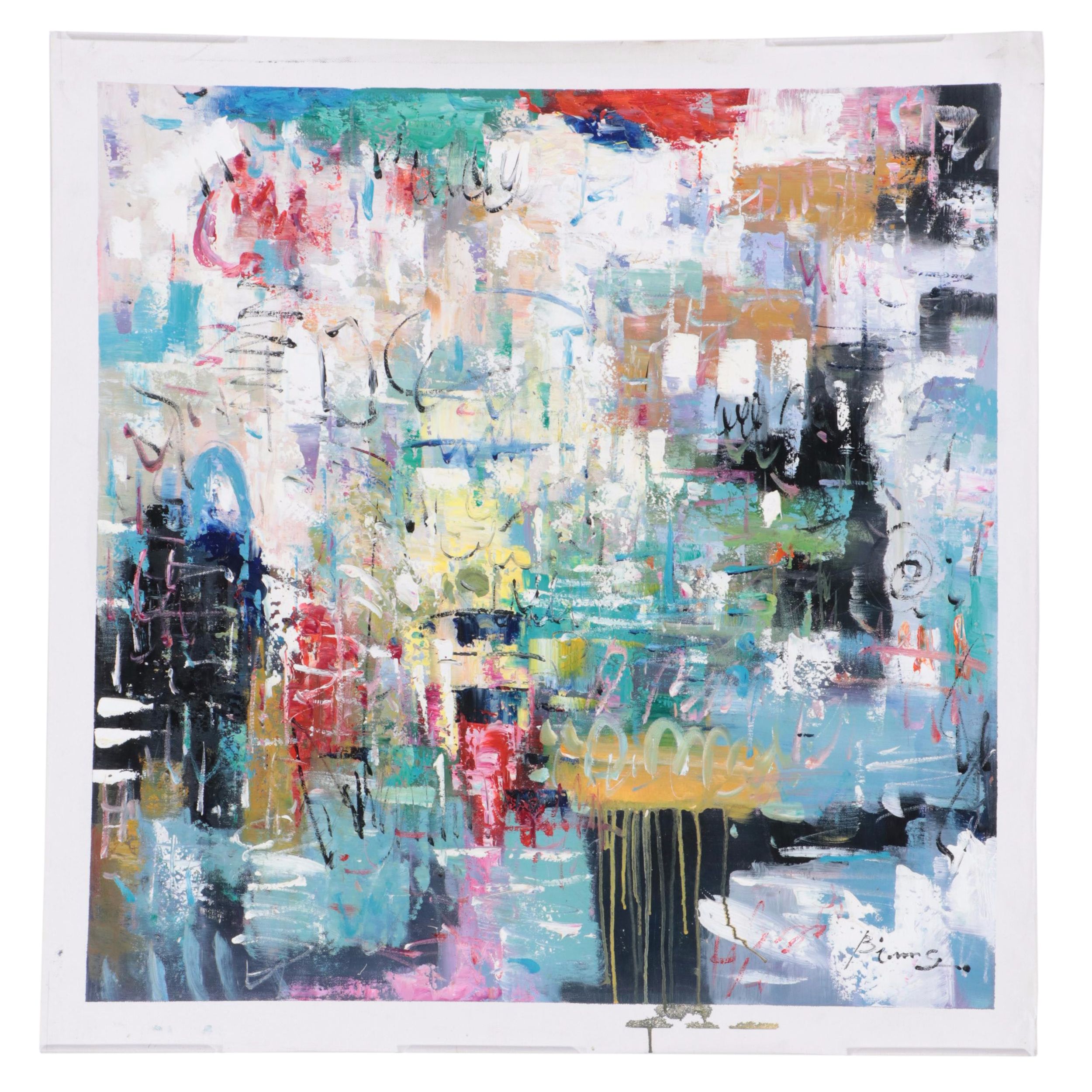 Bing Abstract Oil Painting