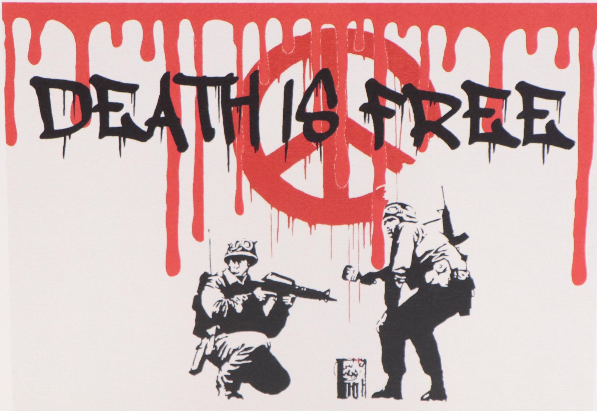 Death NYC Pop Art Graphic Print Featuring Banksy, 2022