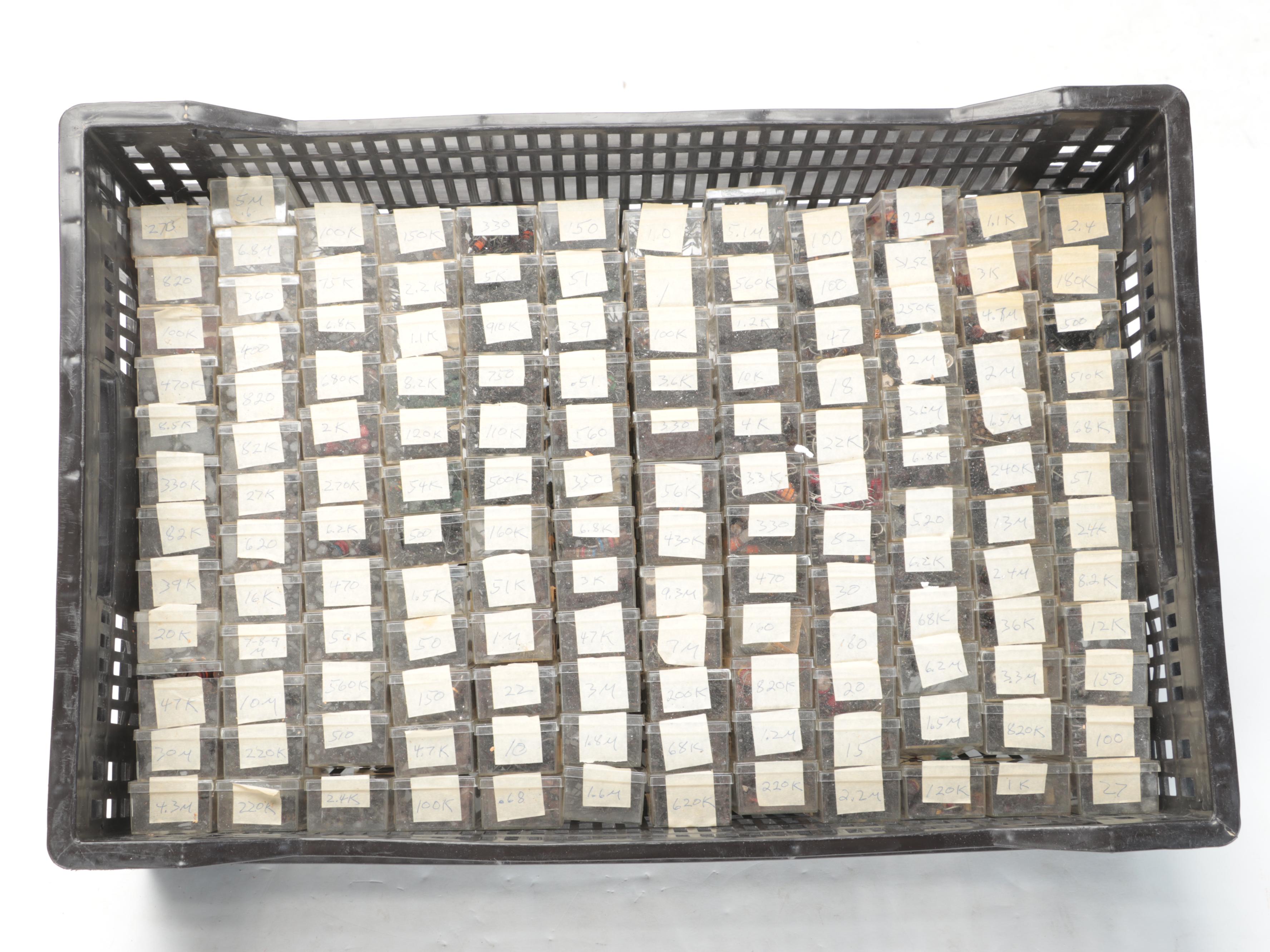 Electric Resistors and Capacitors Collection, Mid to Late 20th Century