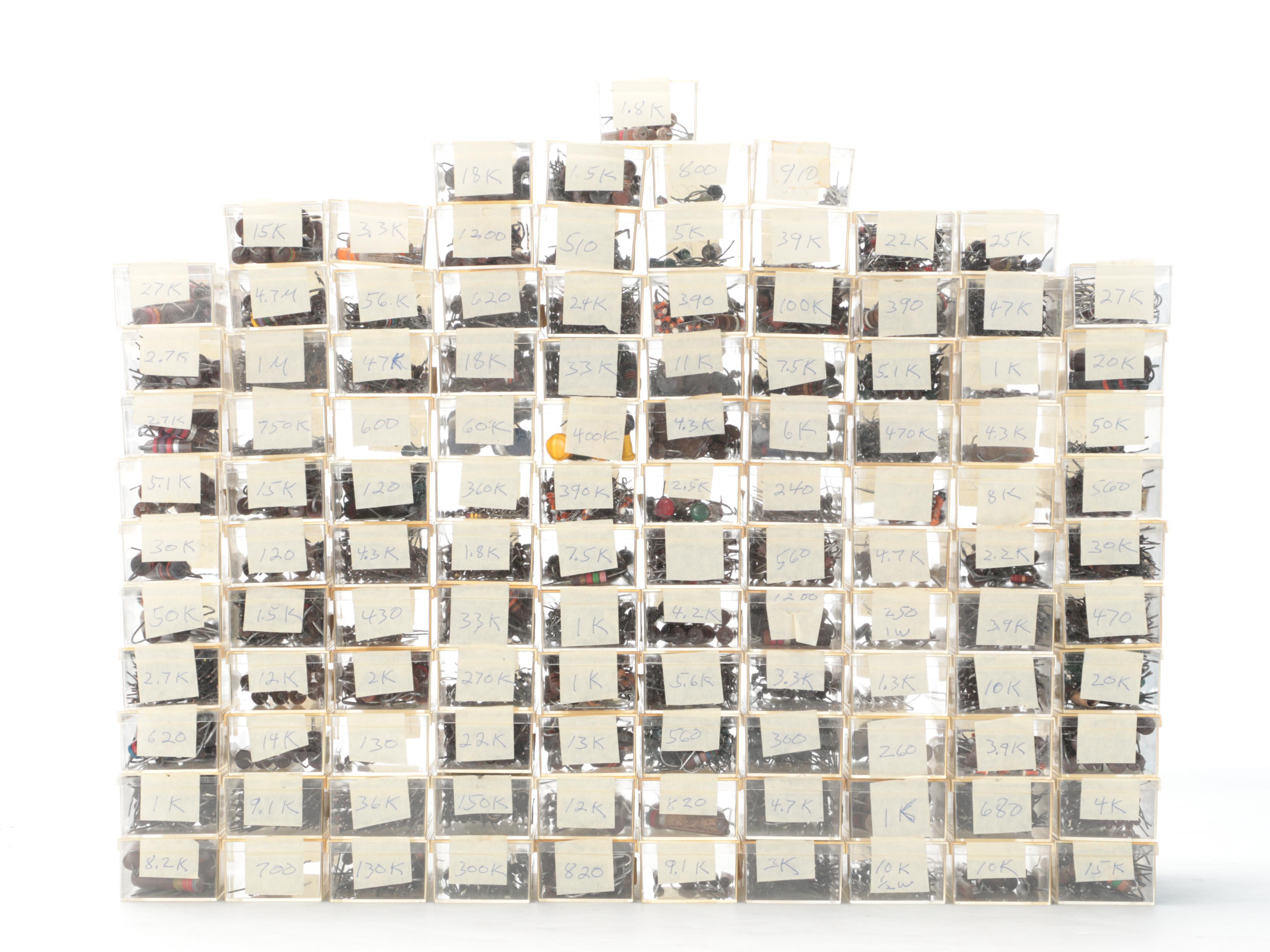 Electric Resistors and Capacitors Collection, Mid to Late 20th Century