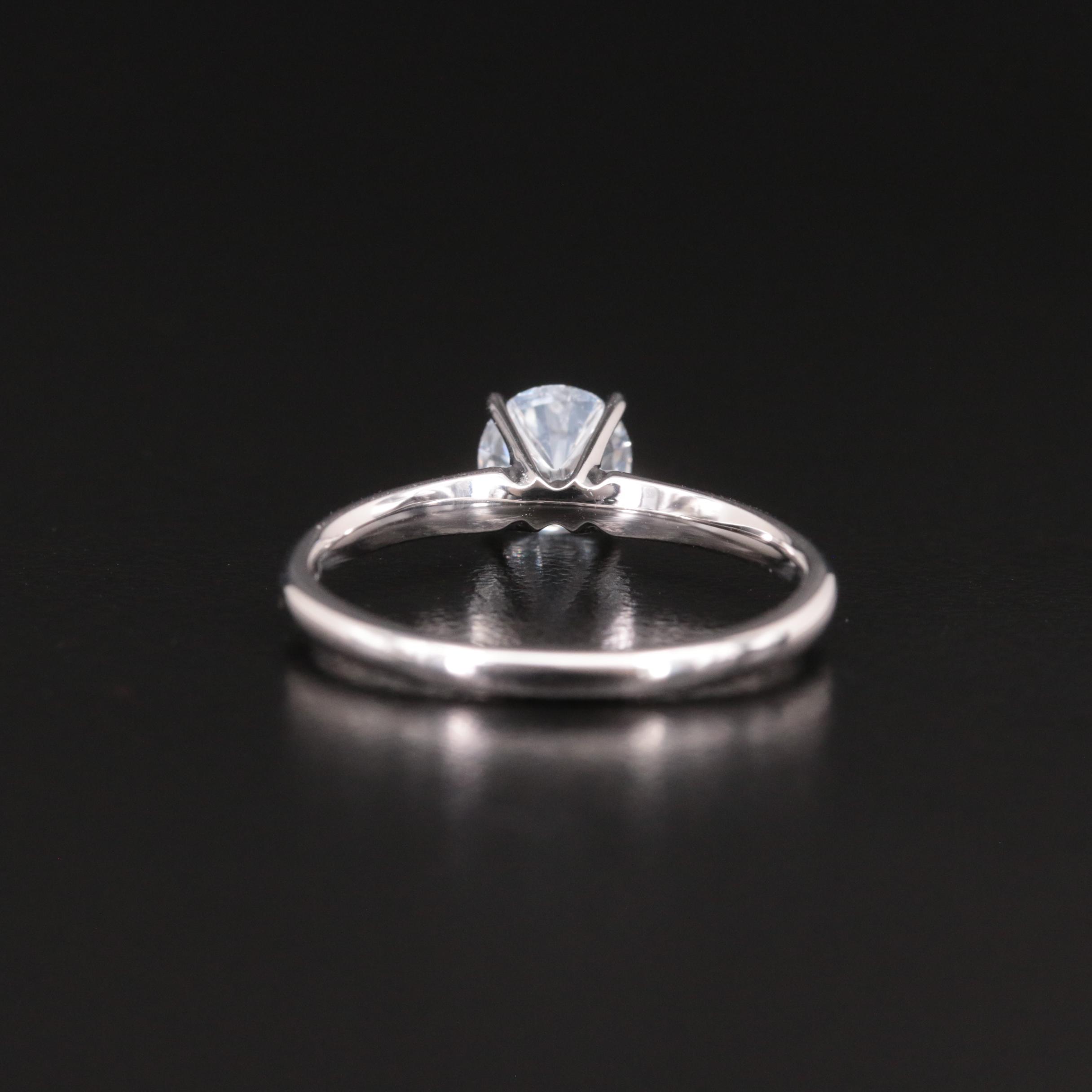 14K 0.68 CT Lab Grown Diamond Solitaire Ring