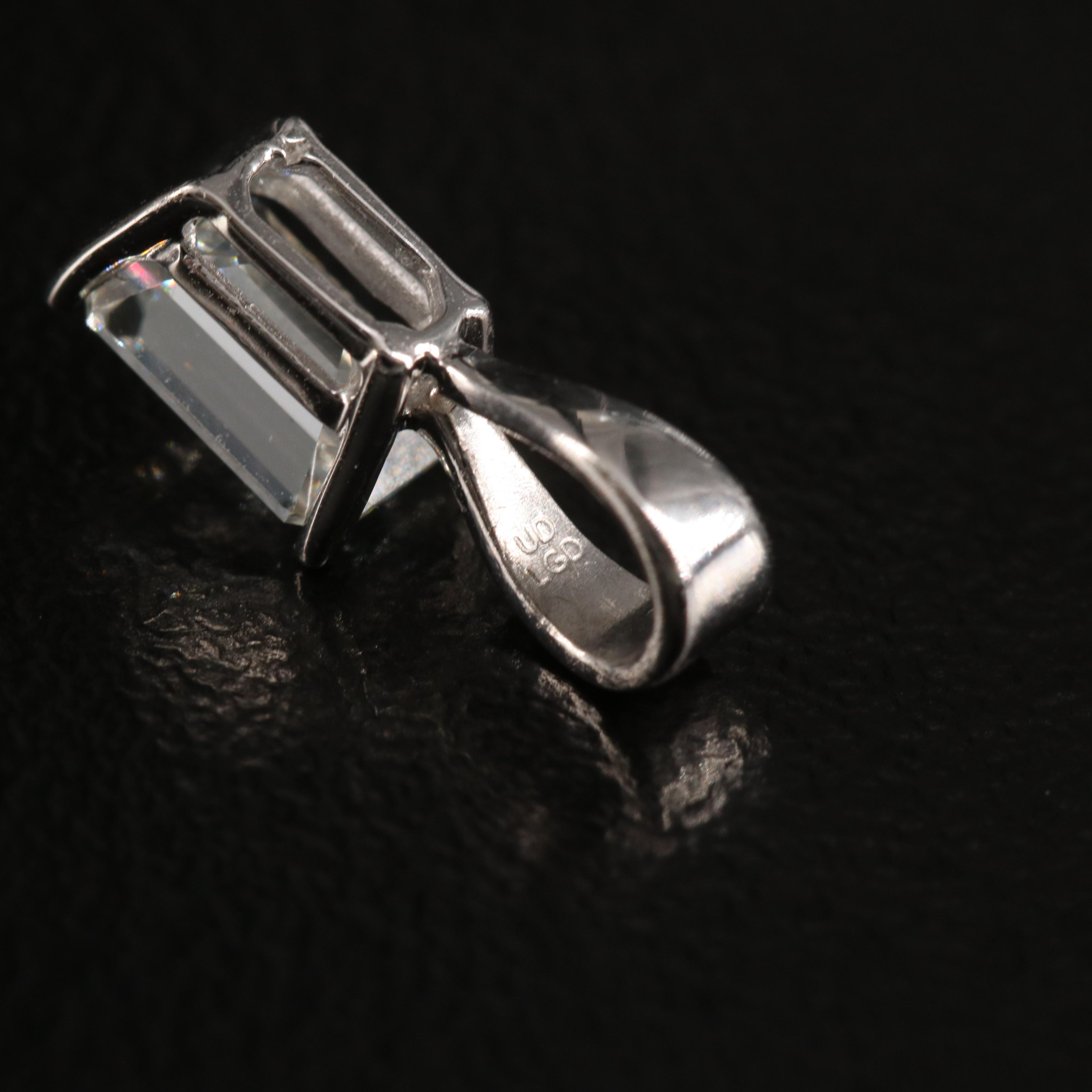 14K 0.58 CTW Lab Grown Diamond Pendant