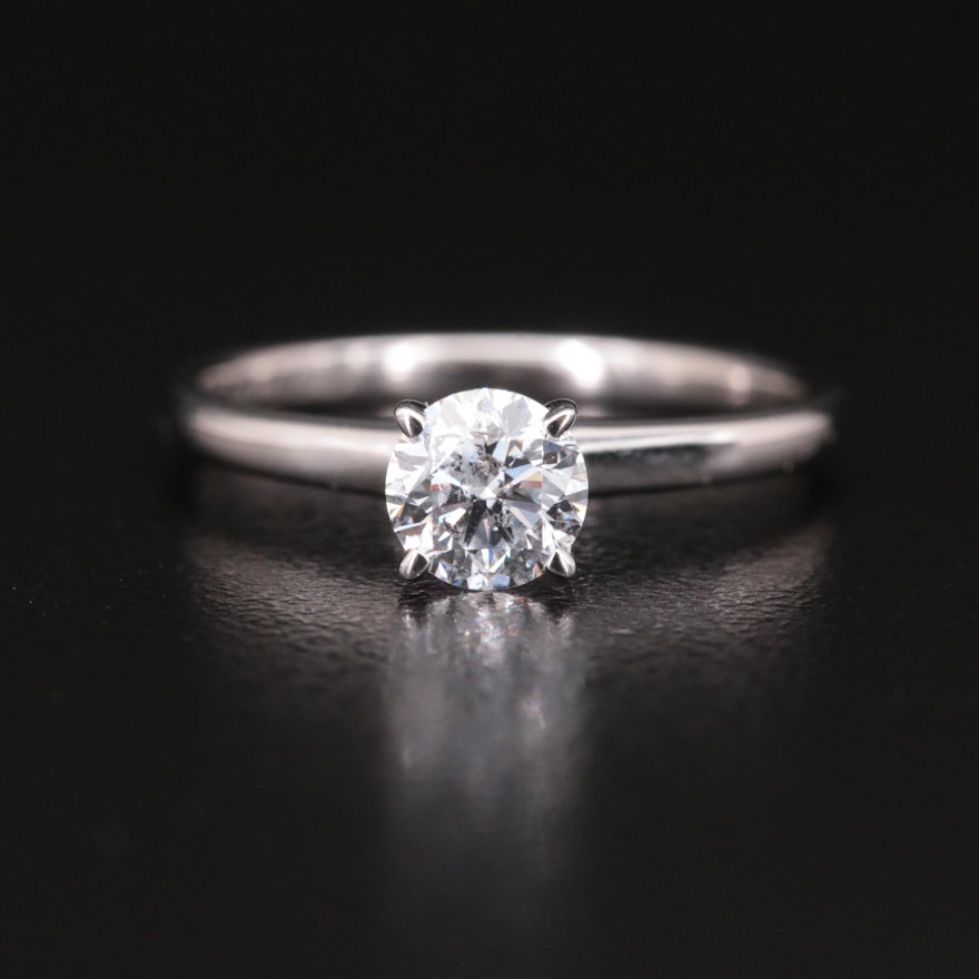 14K 0.63 CT Lab Grown Diamond Solitaire Ring