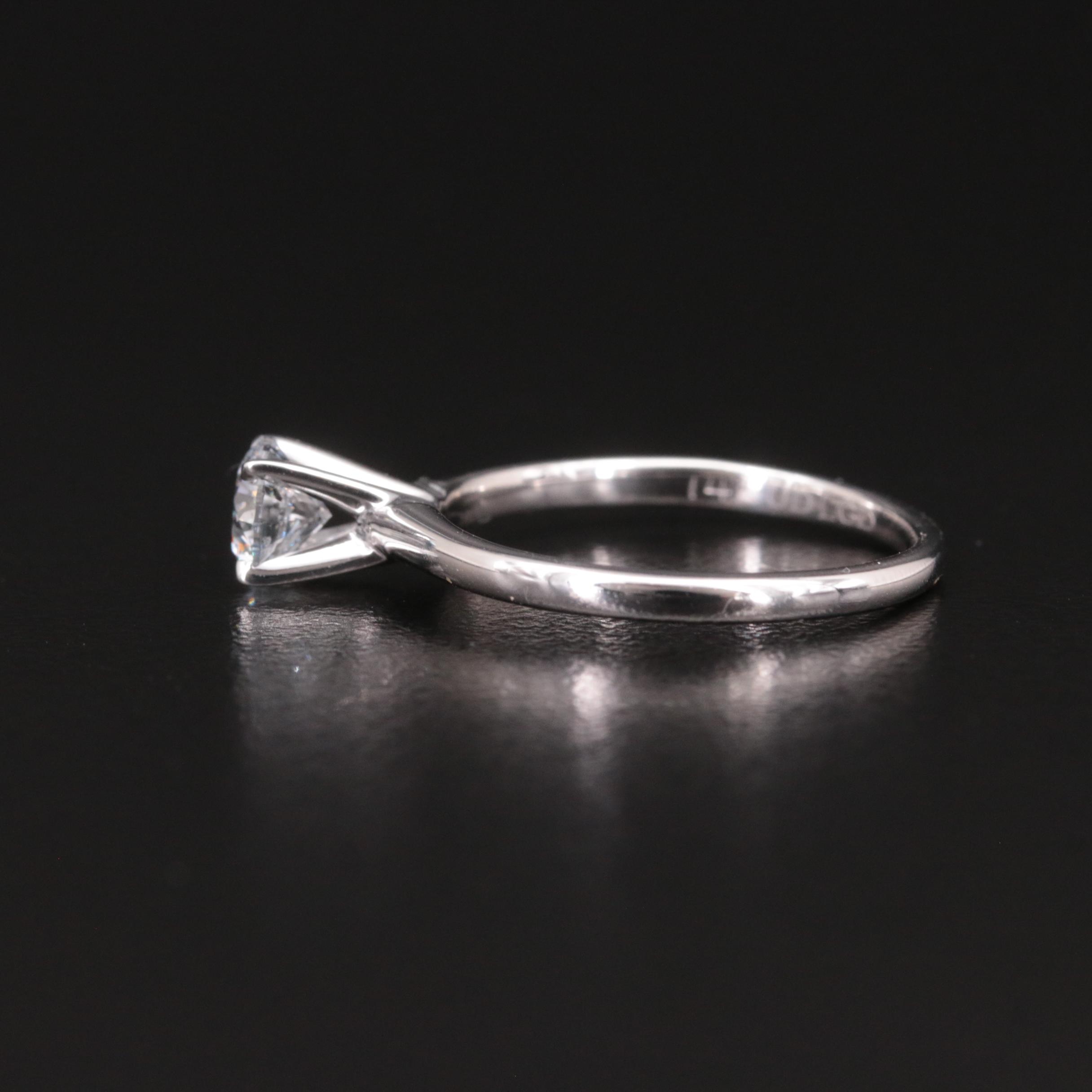14K 0.63 CT Lab Grown Diamond Solitaire Ring