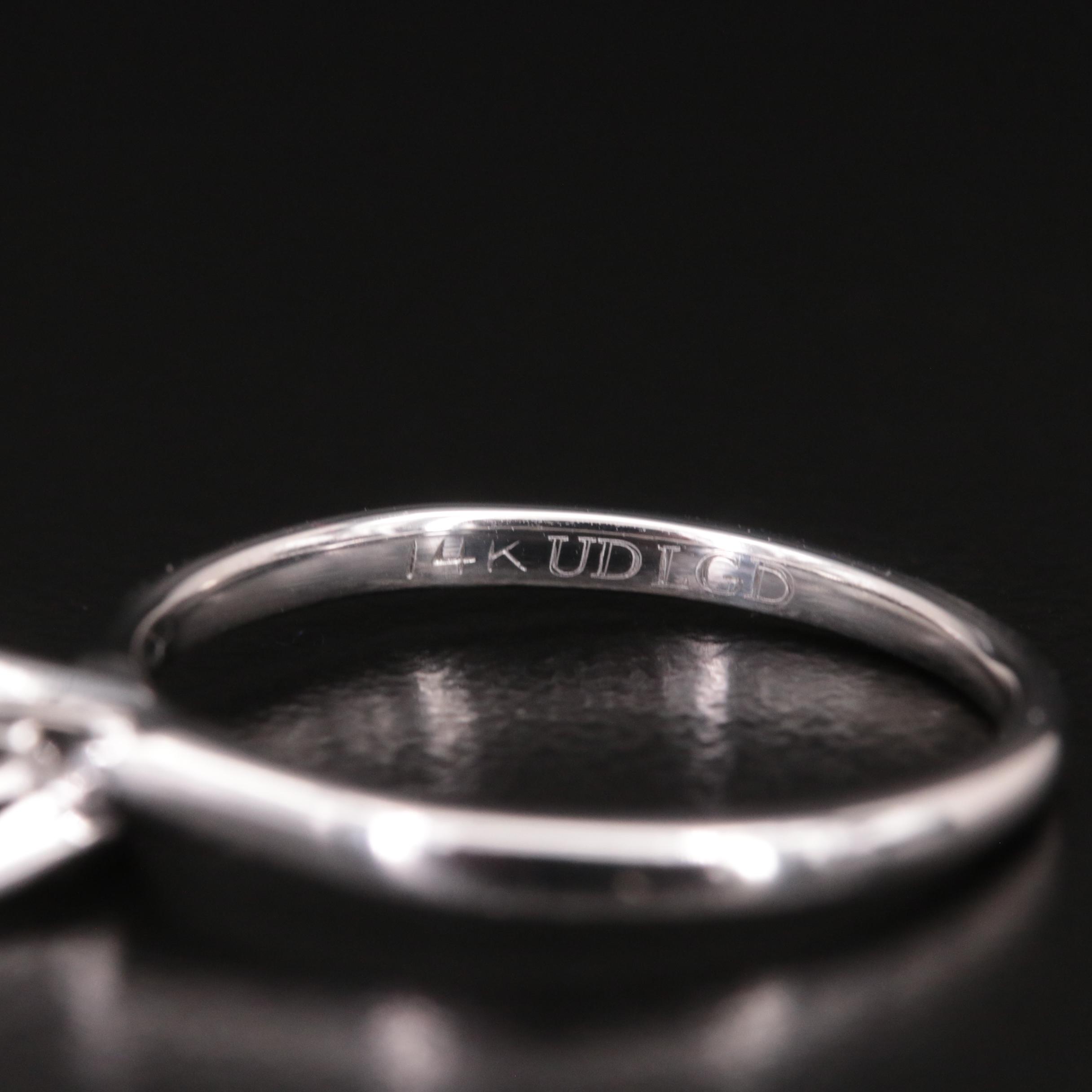 14K 0.63 CT Lab Grown Diamond Solitaire Ring