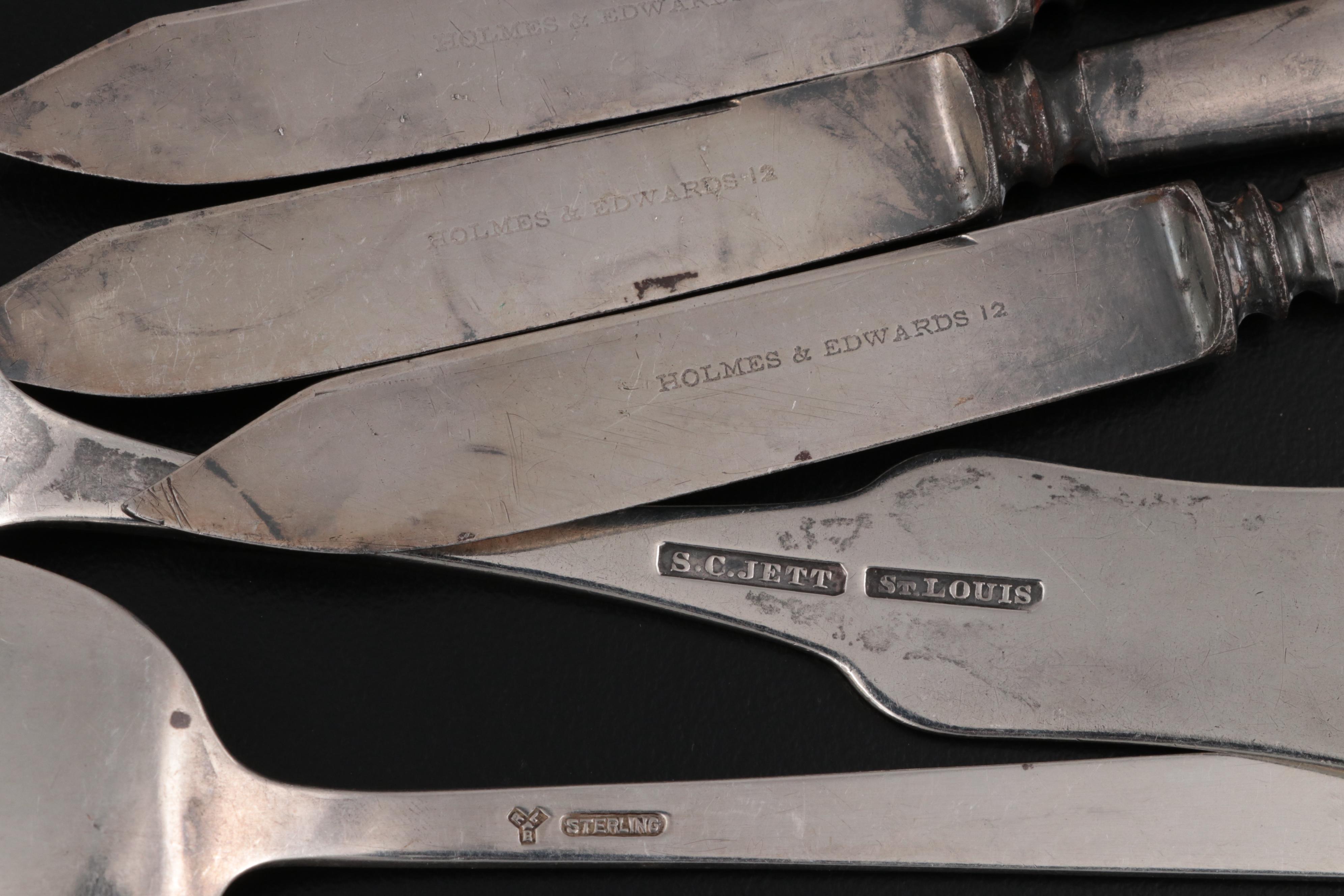 American Sterling Silver and Other Coin Silver Flatware and Baby Cup