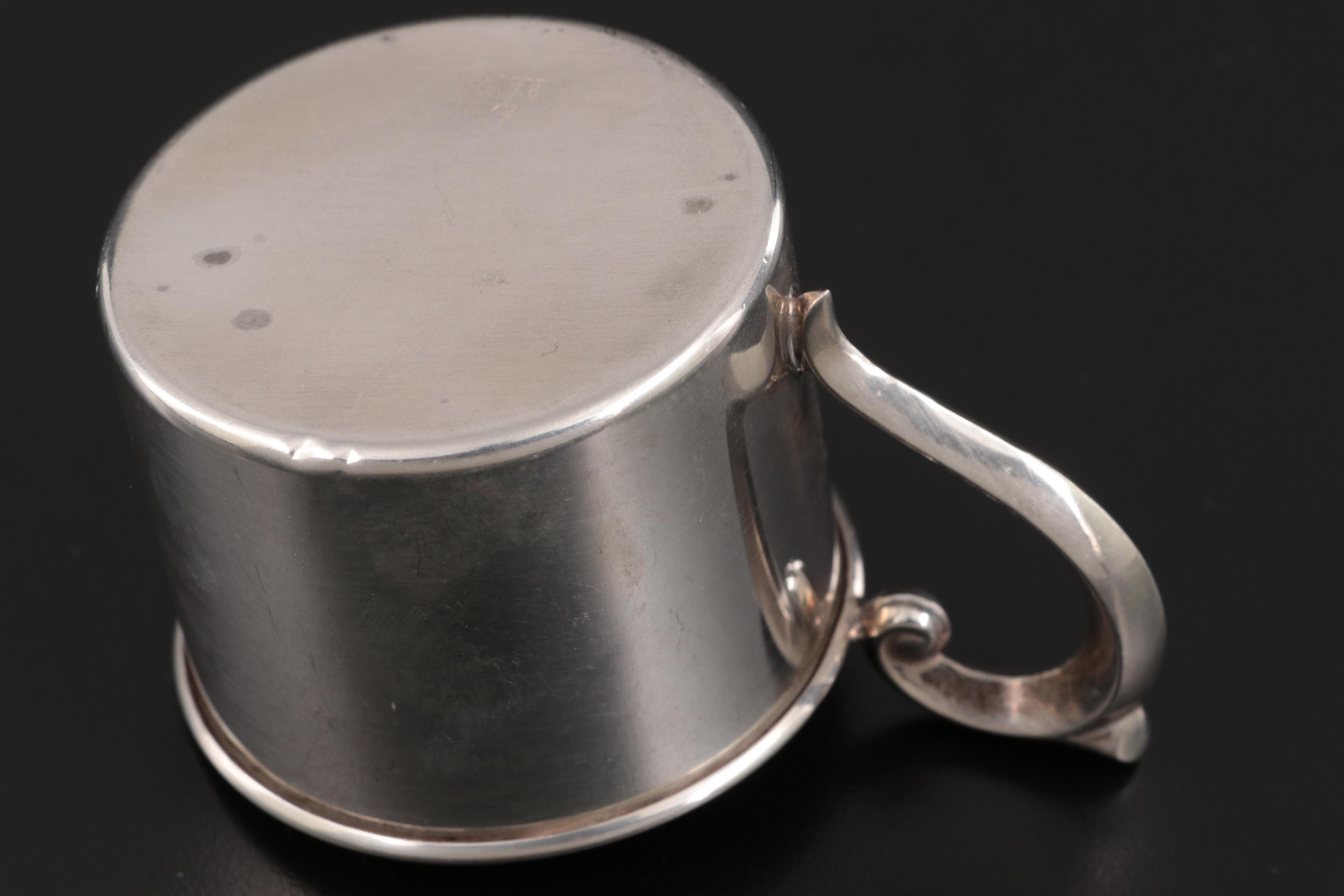 American Sterling Silver and Other Coin Silver Flatware and Baby Cup