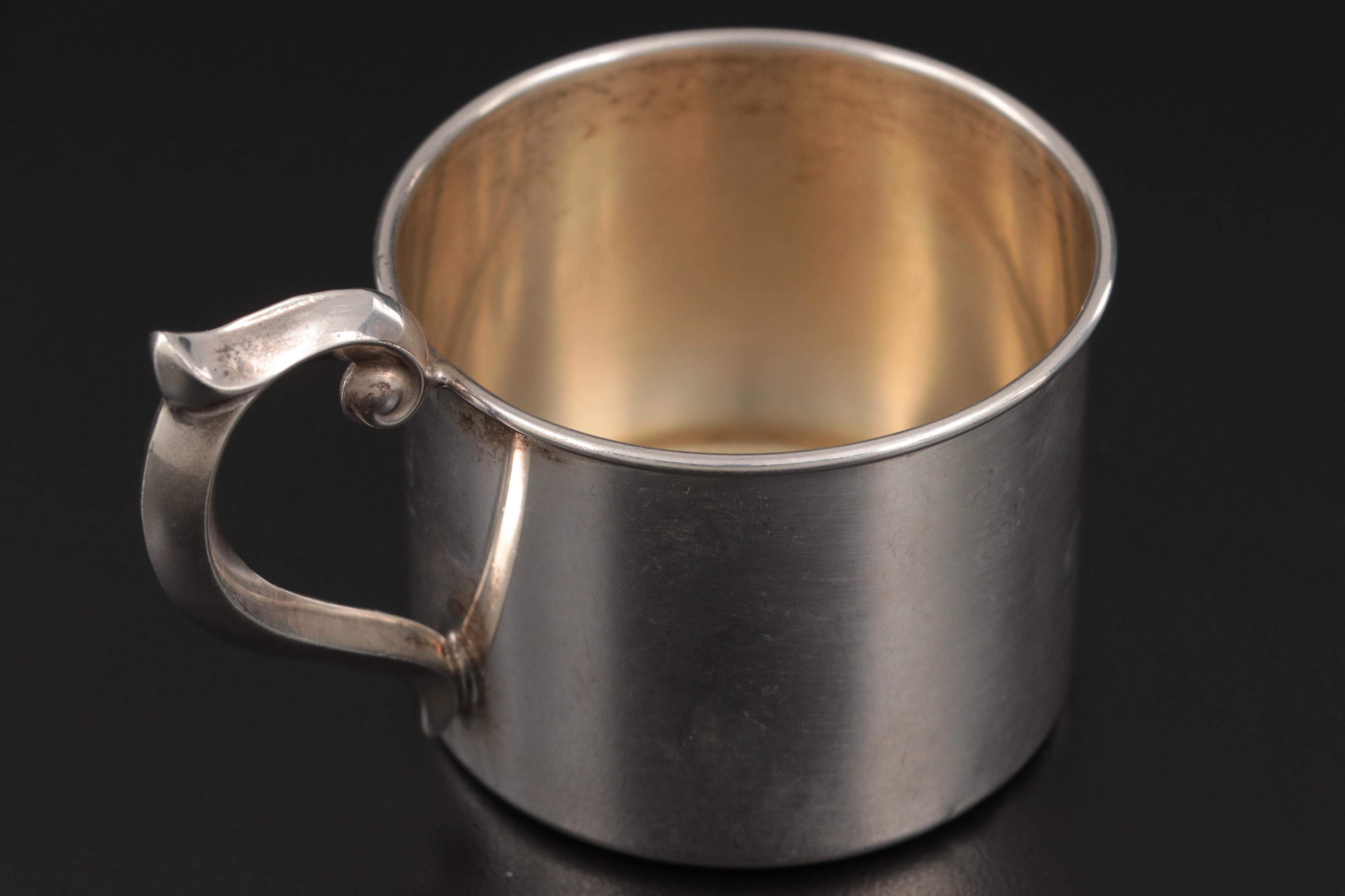 American Sterling Silver and Other Coin Silver Flatware and Baby Cup