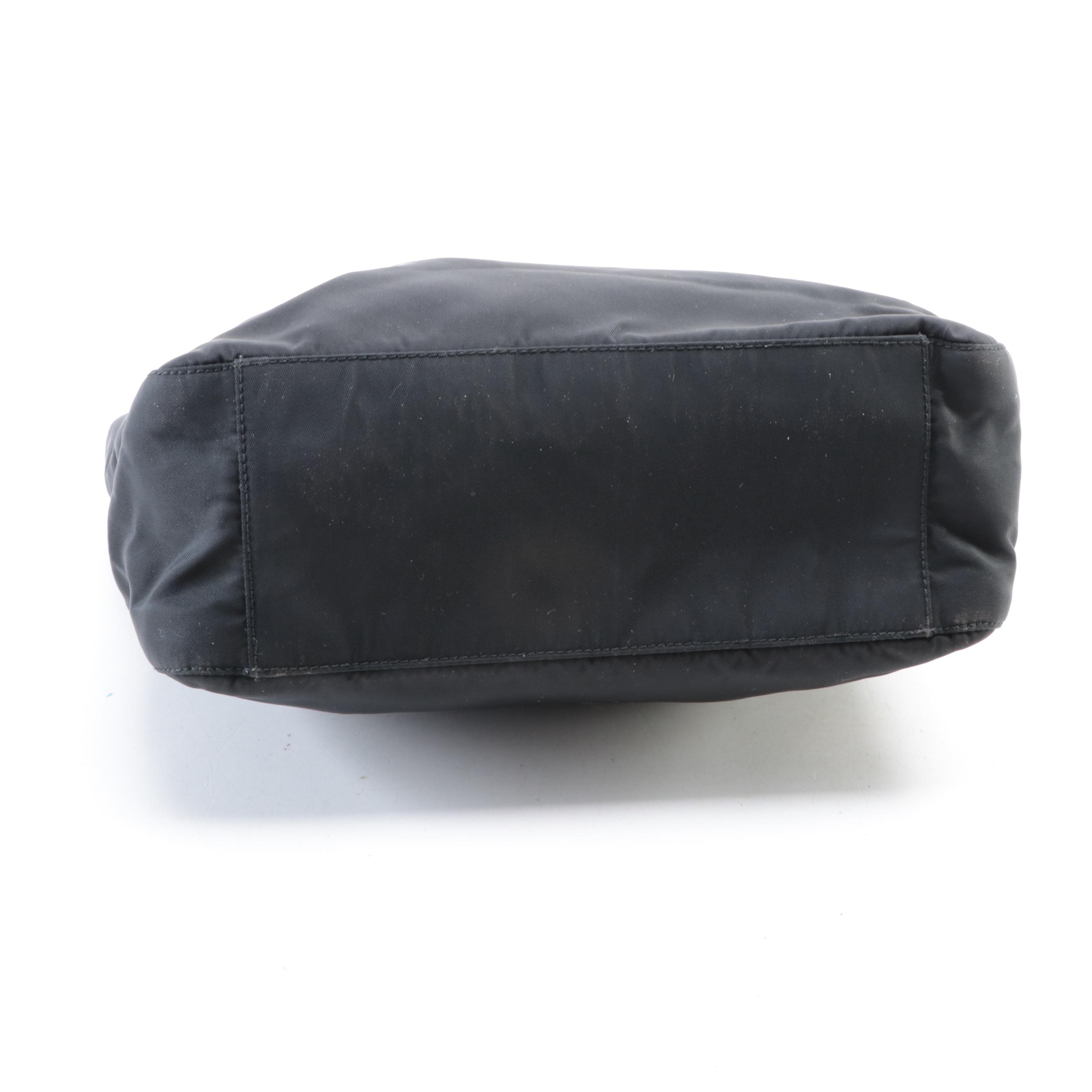 Prada Small Tote Bag in Black Tessuto Nylon