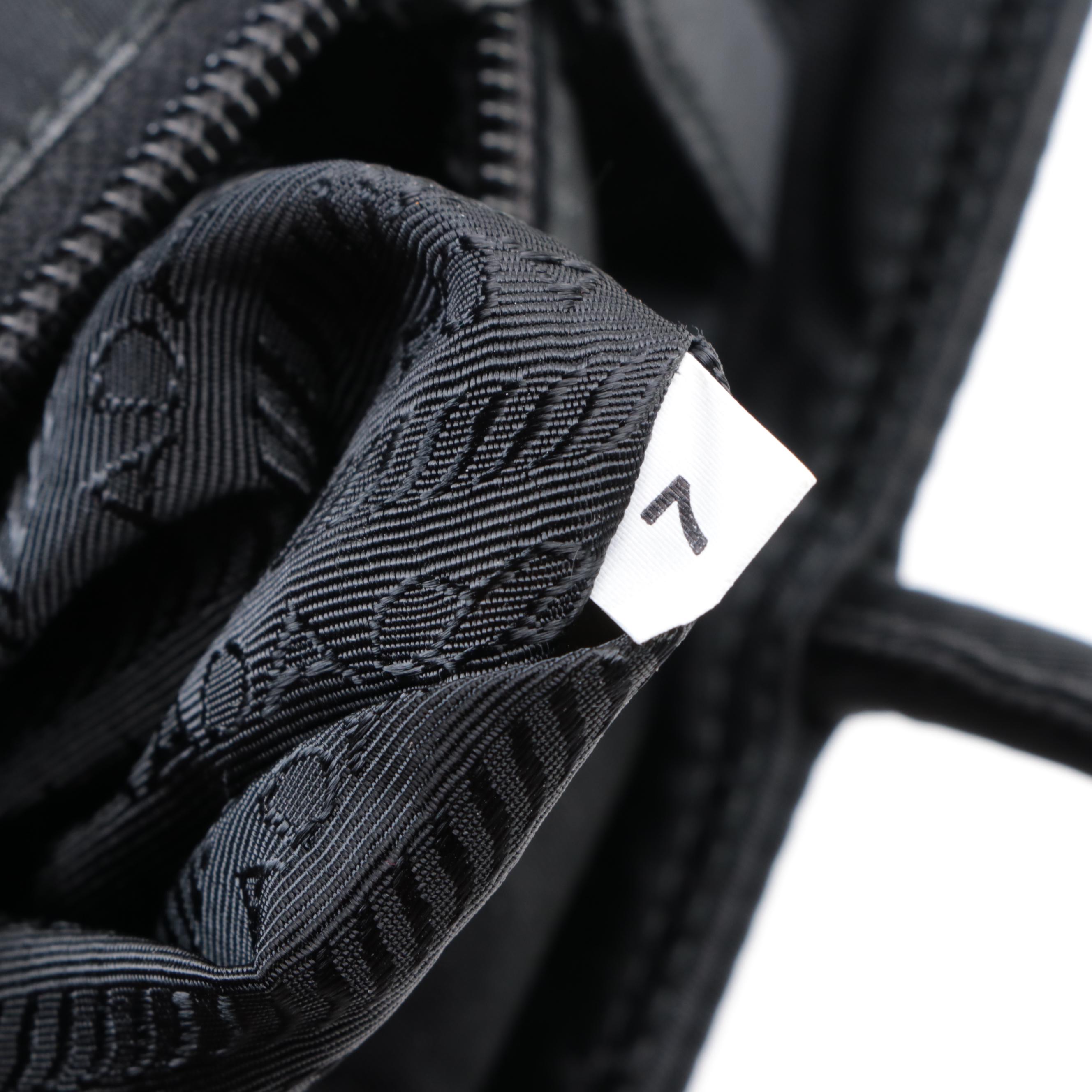Prada Small Tote Bag in Black Tessuto Nylon