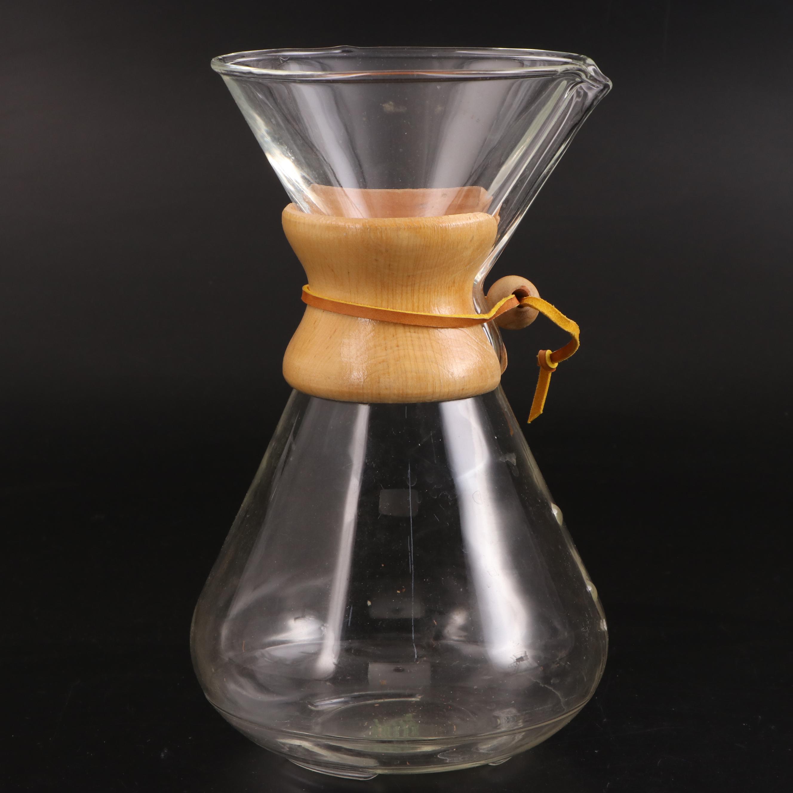 Chemex 3-Cup and 13-Cup Glass Pour Over Coffee Makers
