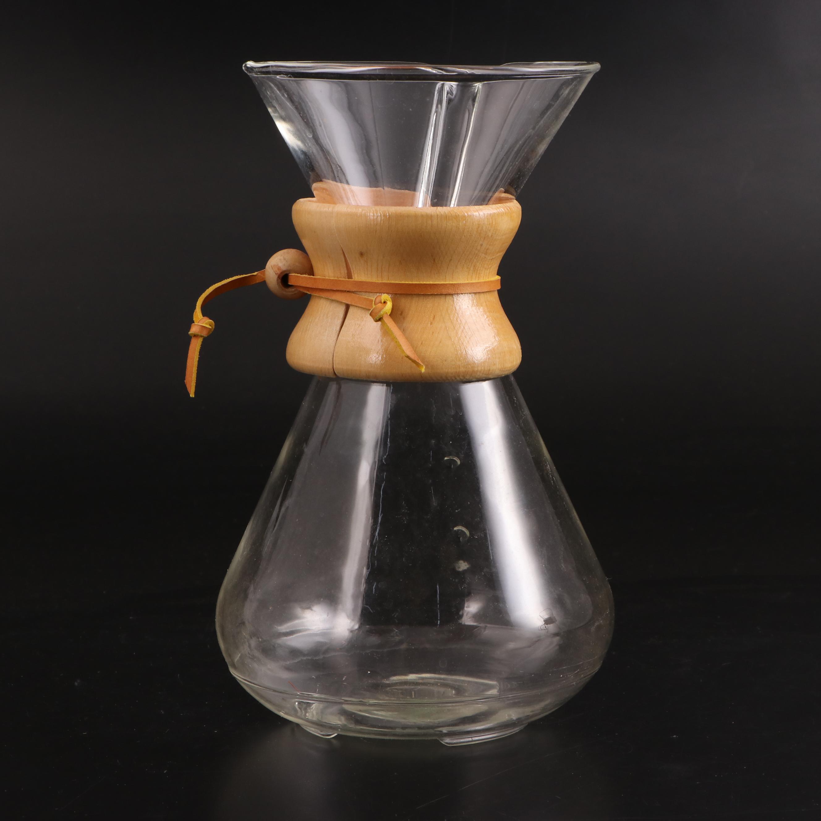 Chemex 3-Cup and 13-Cup Glass Pour Over Coffee Makers