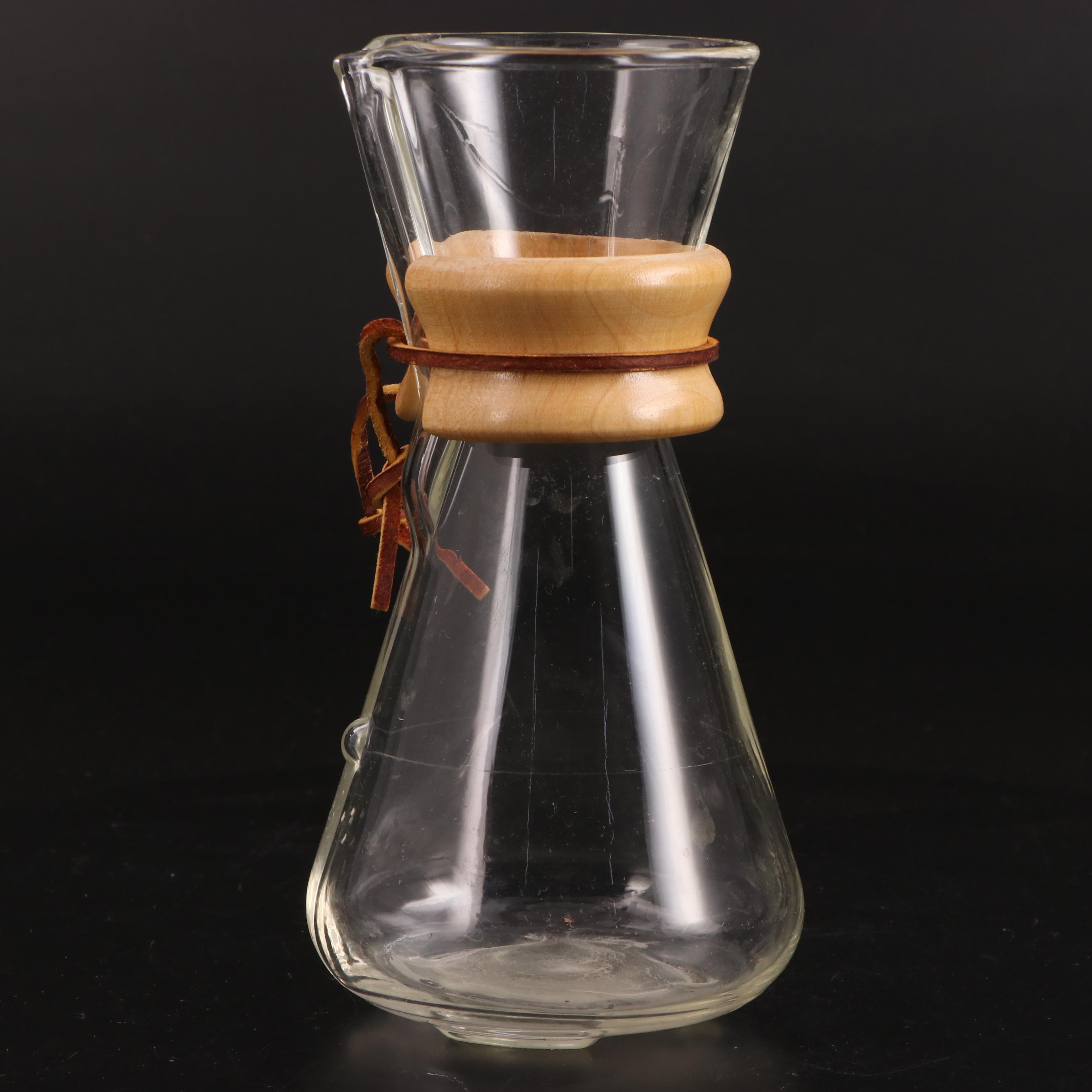 Chemex 3-Cup and 13-Cup Glass Pour Over Coffee Makers