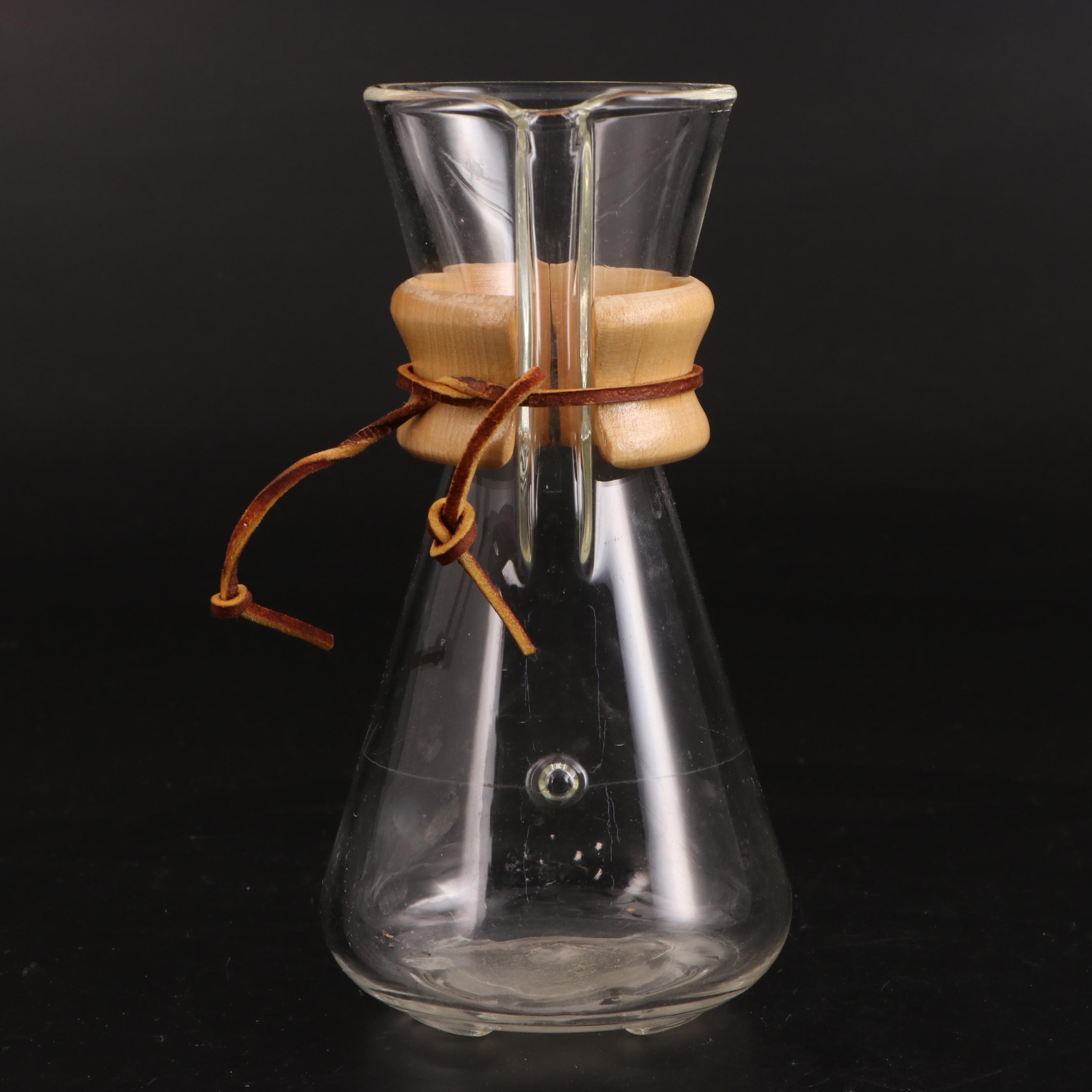 Chemex 3-Cup and 13-Cup Glass Pour Over Coffee Makers