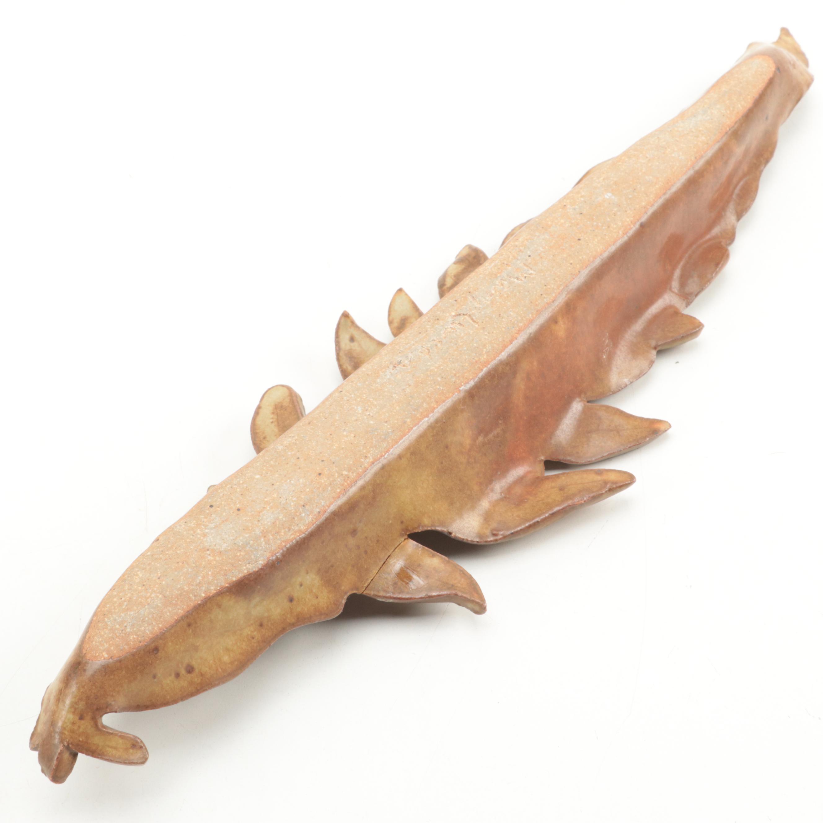 Mary Ann Wurst Ceramic Vase with Other Art Pottery, Mary Lucas Incense Holder