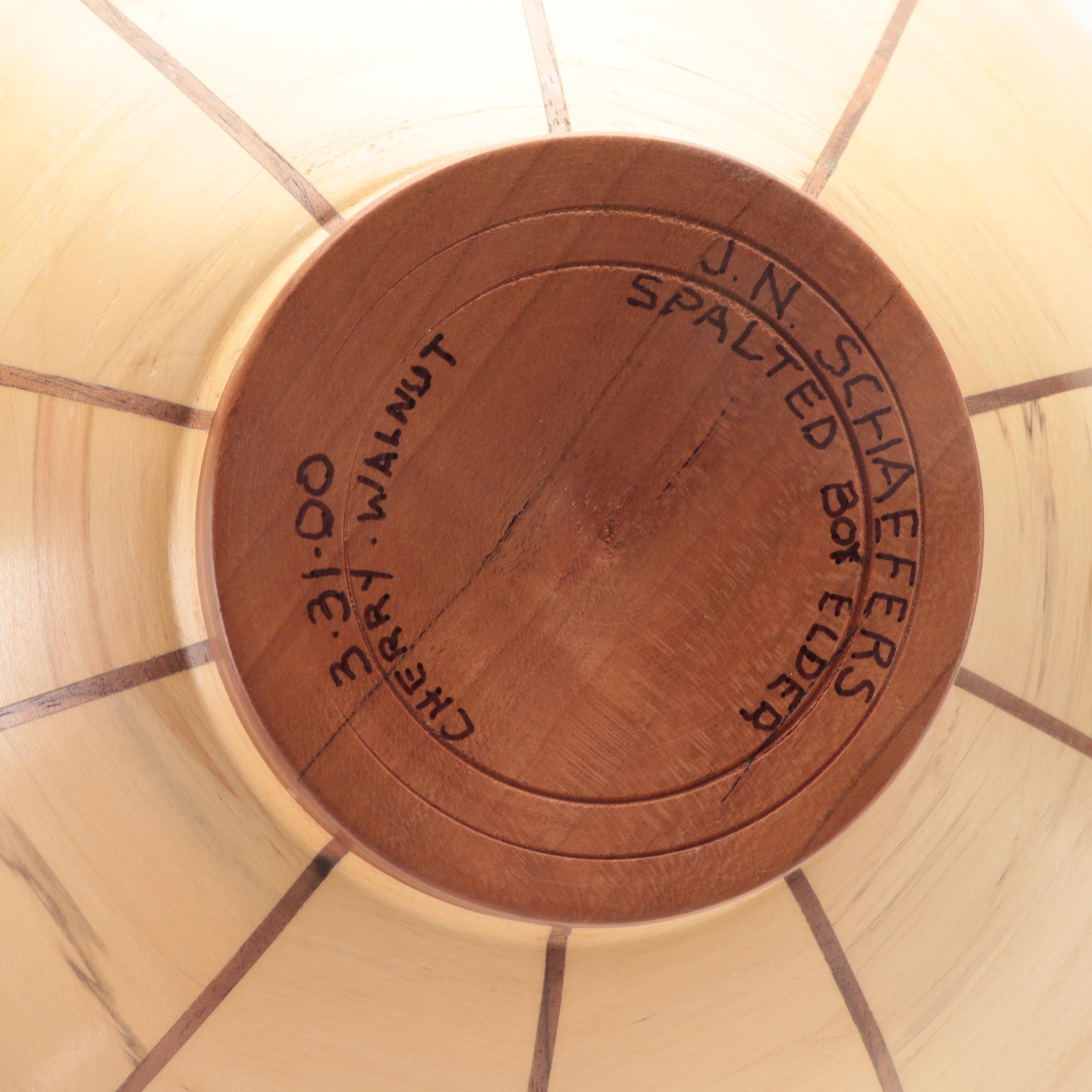 Russell Haidet With Other Walnut, Cherry Boxelder Turned Bowls and Trivet