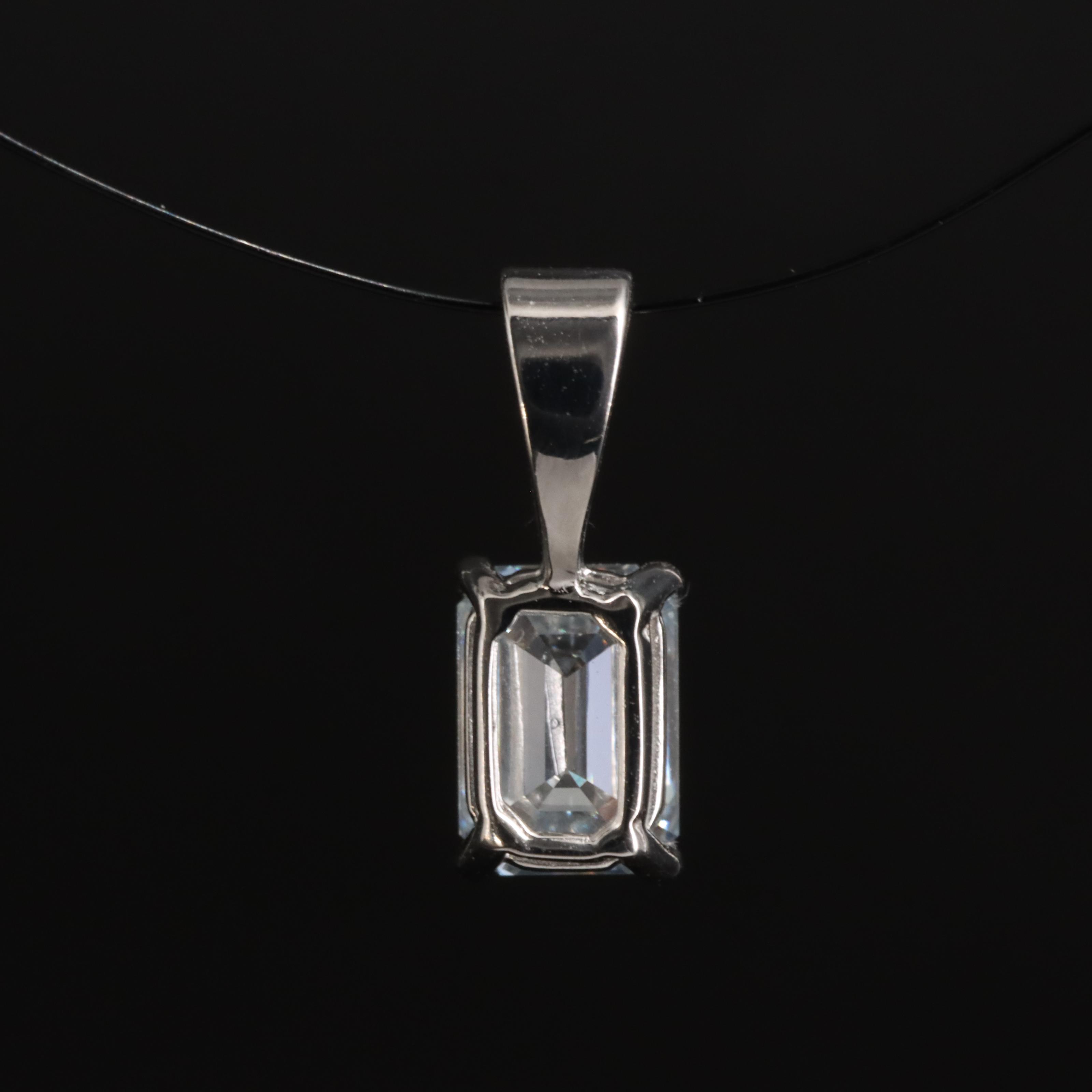 14K 0.72 CT Lab Grown Diamond Pendant
