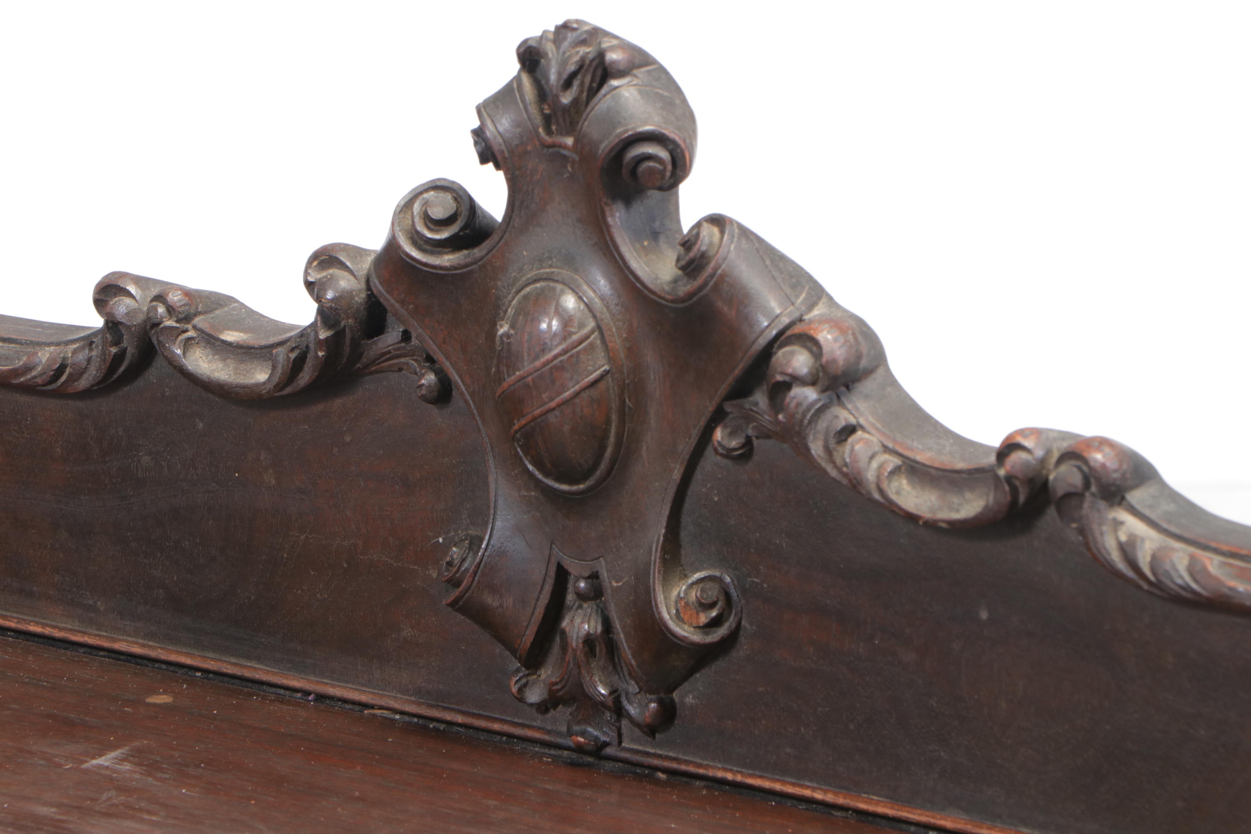 Henshaw's Furniture Renaissance Revival Walnut and Burl Walnut Sideboard