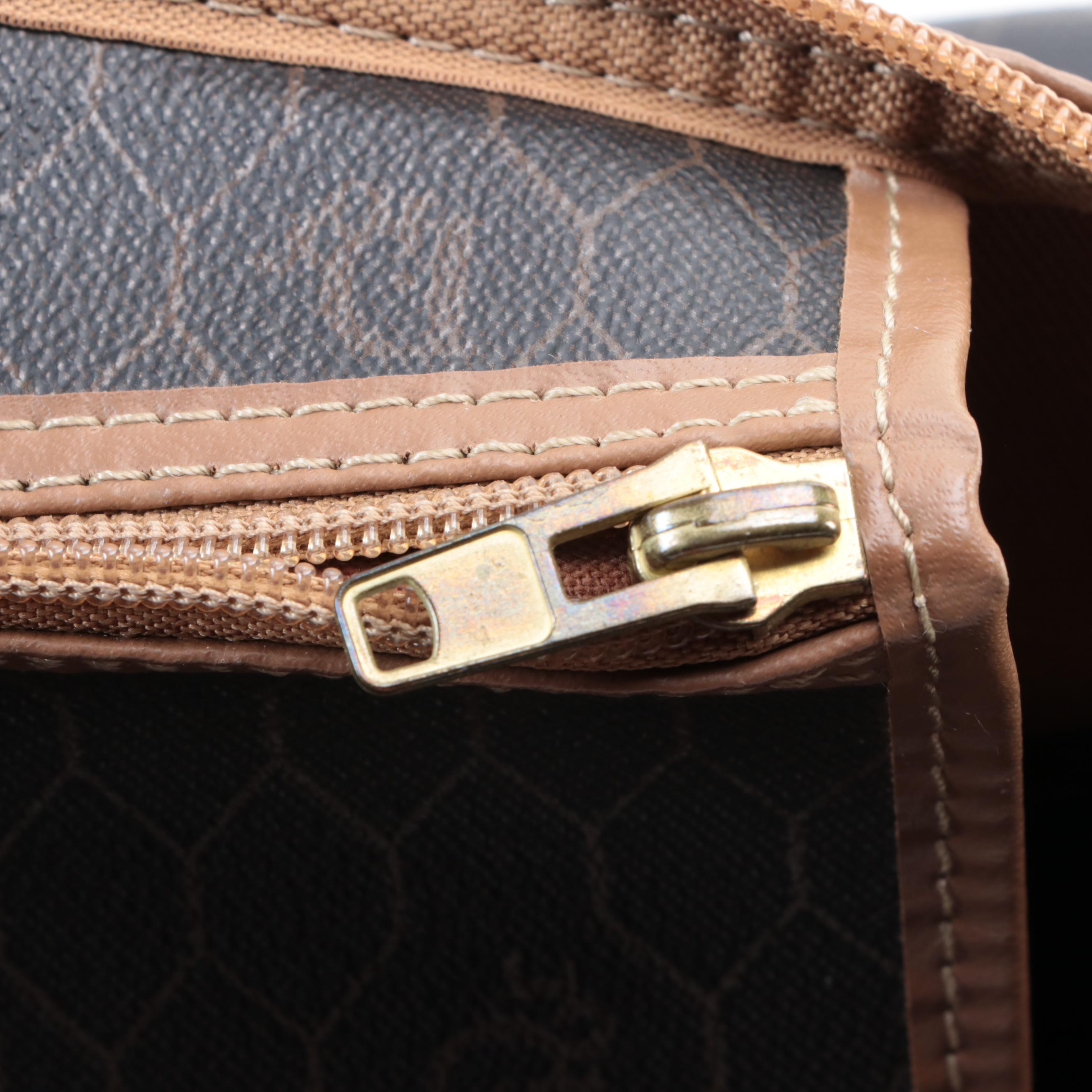 Christian Dior Duffle Bag in Honeycomb Coated Canvas and Leather