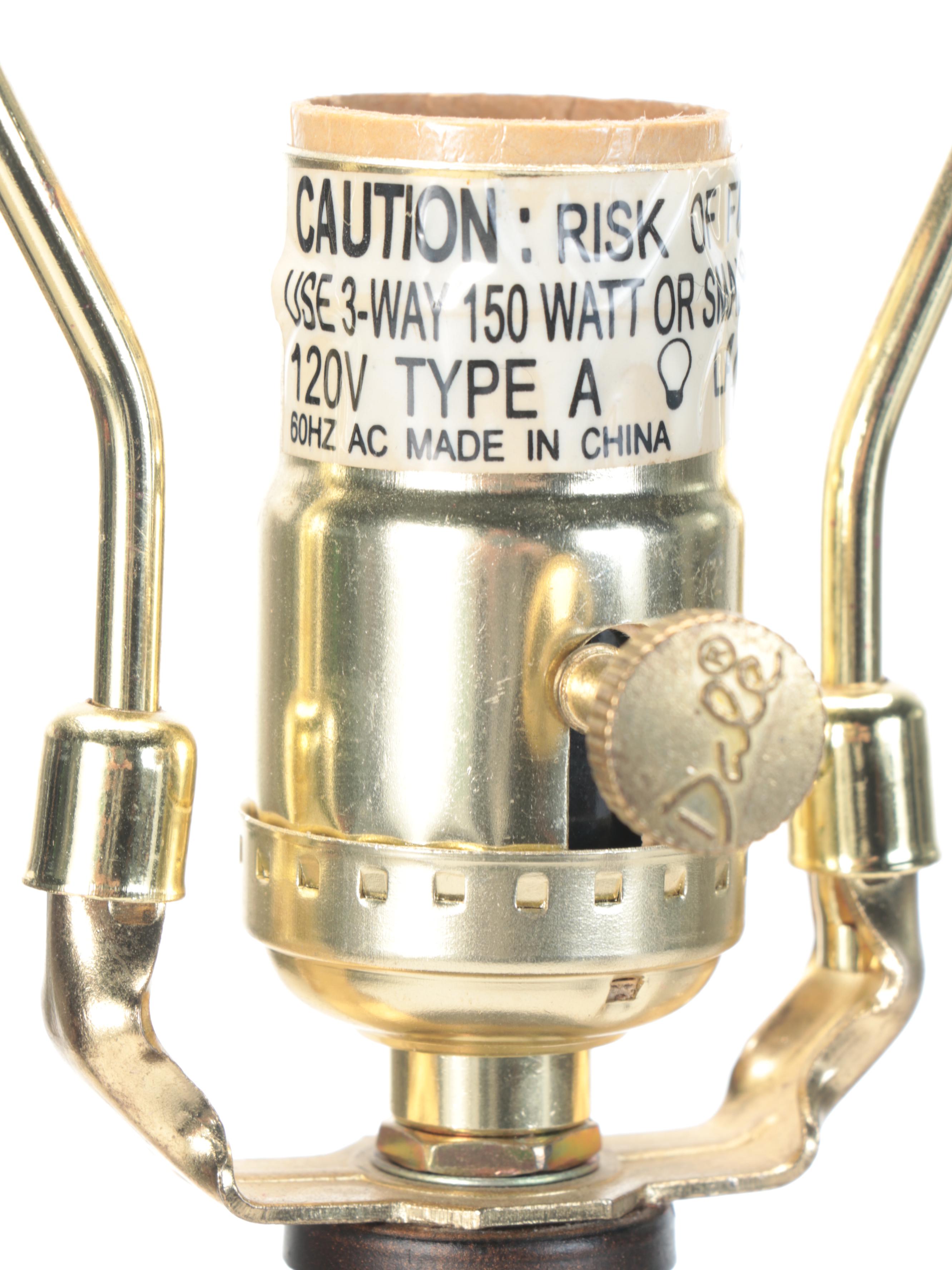 Dale Tiffany "Antiques Roadshow" Neoclassical Style Table Lamps