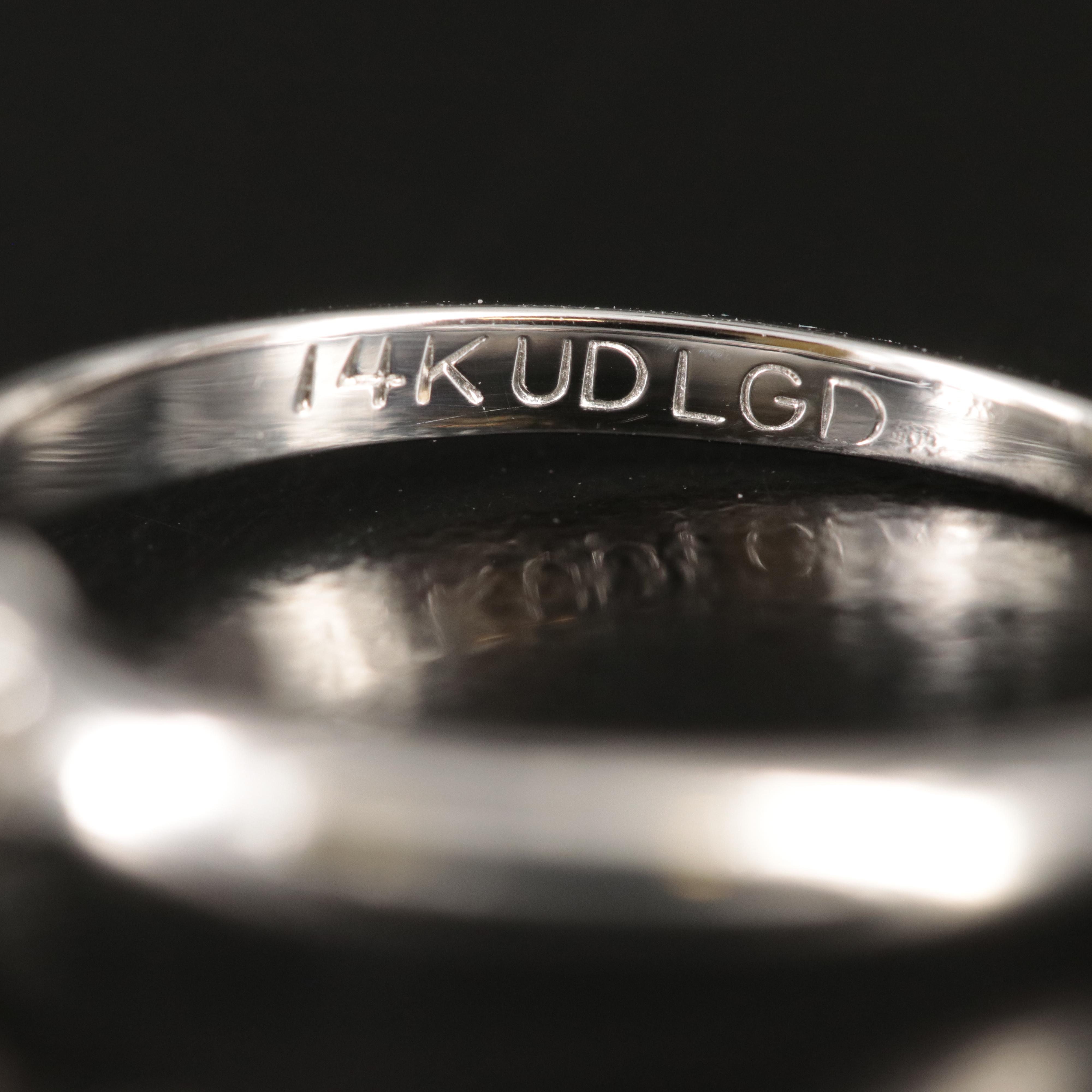 14K 0.80 CT Lab Grown Diamond Solitaire Ring