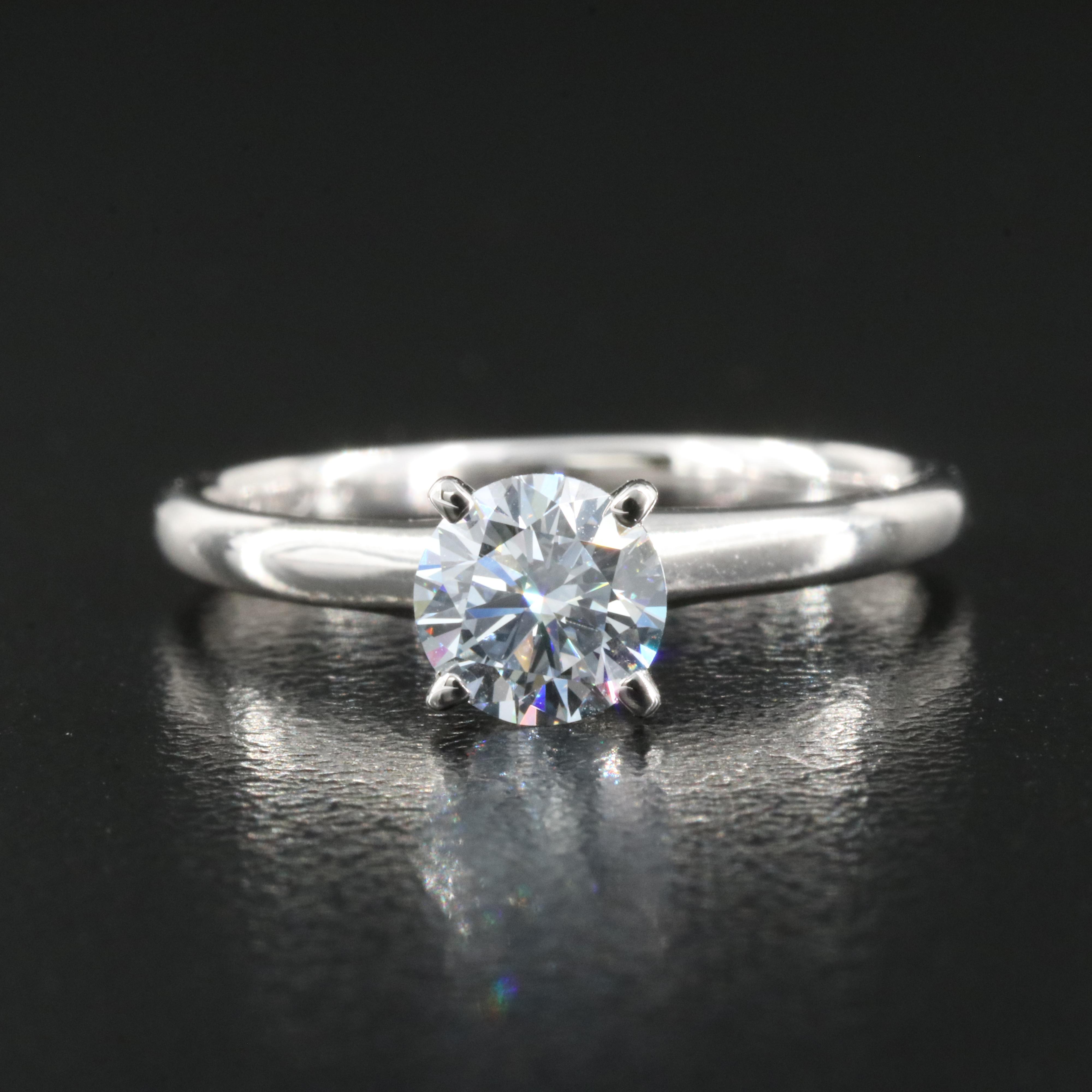 14K 0.72 CT Lab Grown Diamond Solitaire Ring