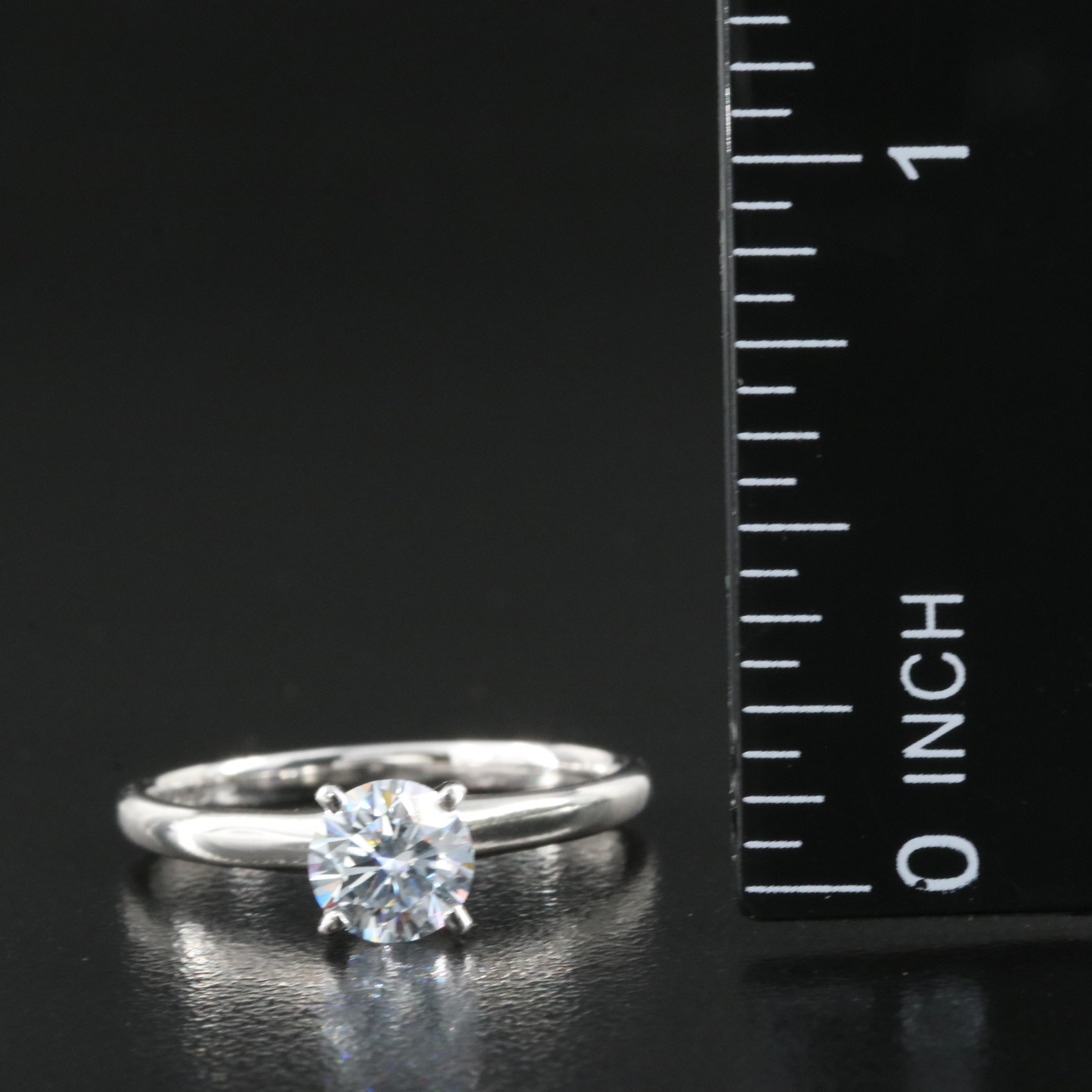 14K 0.72 CT Lab Grown Diamond Solitaire Ring