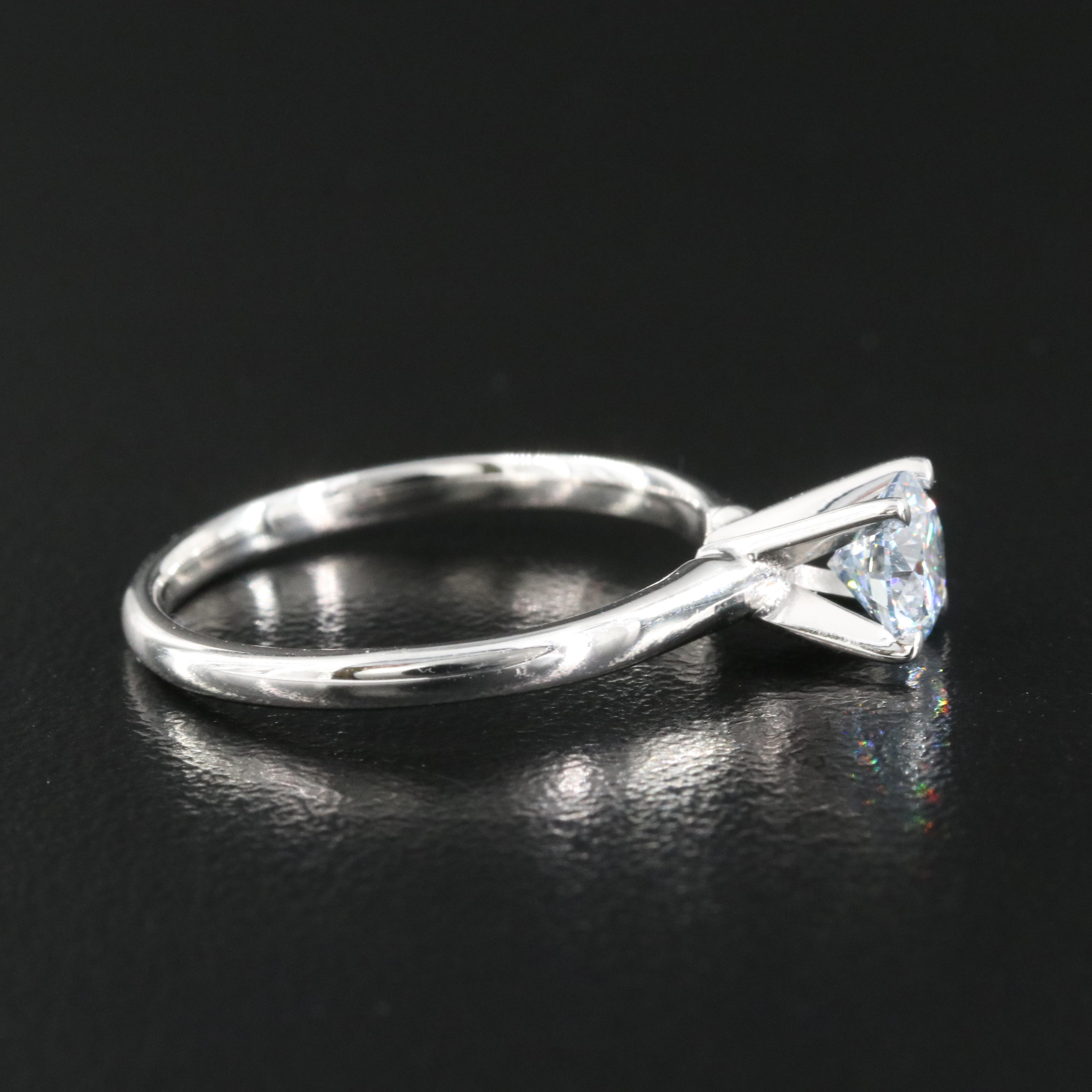 14K 0.72 CT Lab Grown Diamond Solitaire Ring