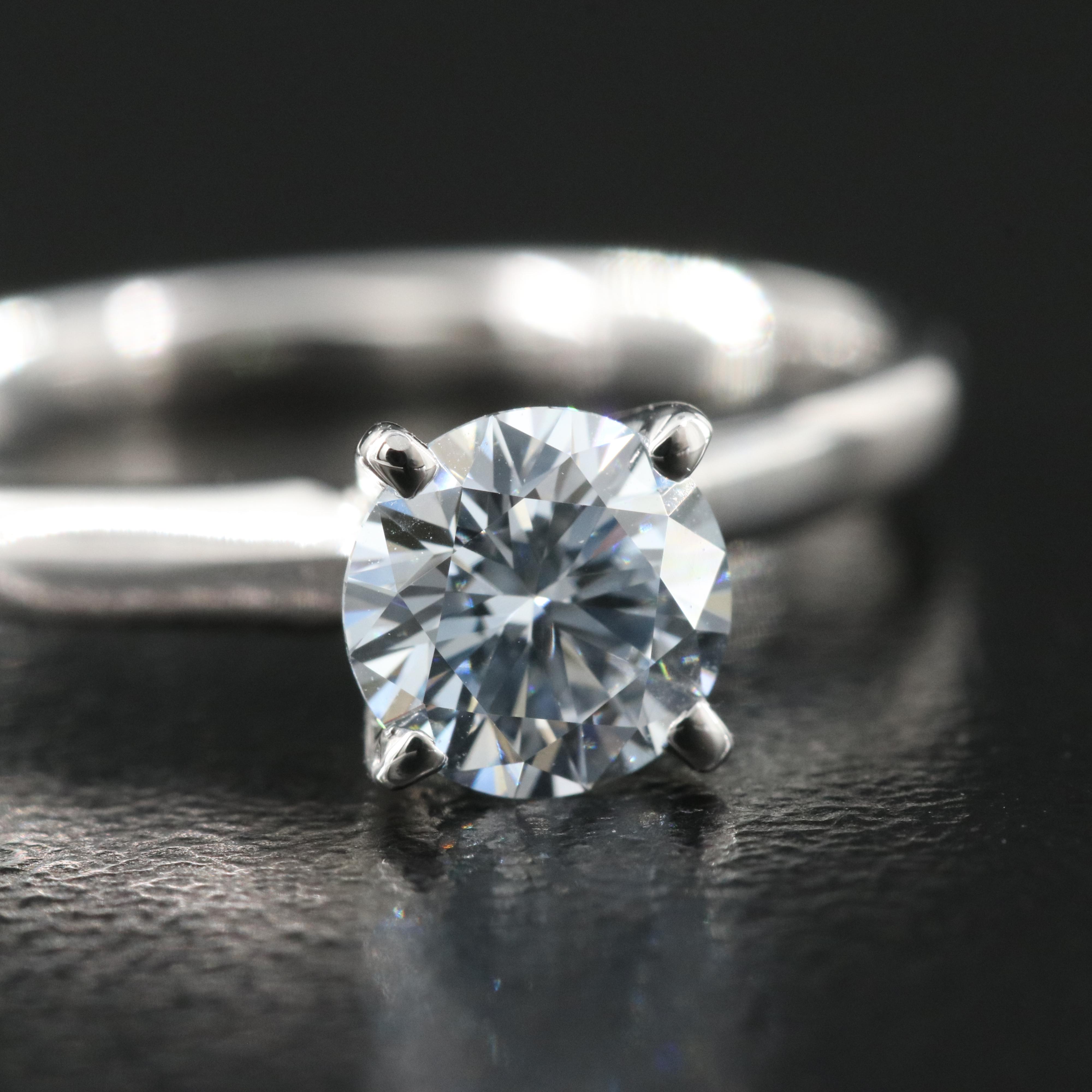 14K 0.72 CT Lab Grown Diamond Solitaire Ring