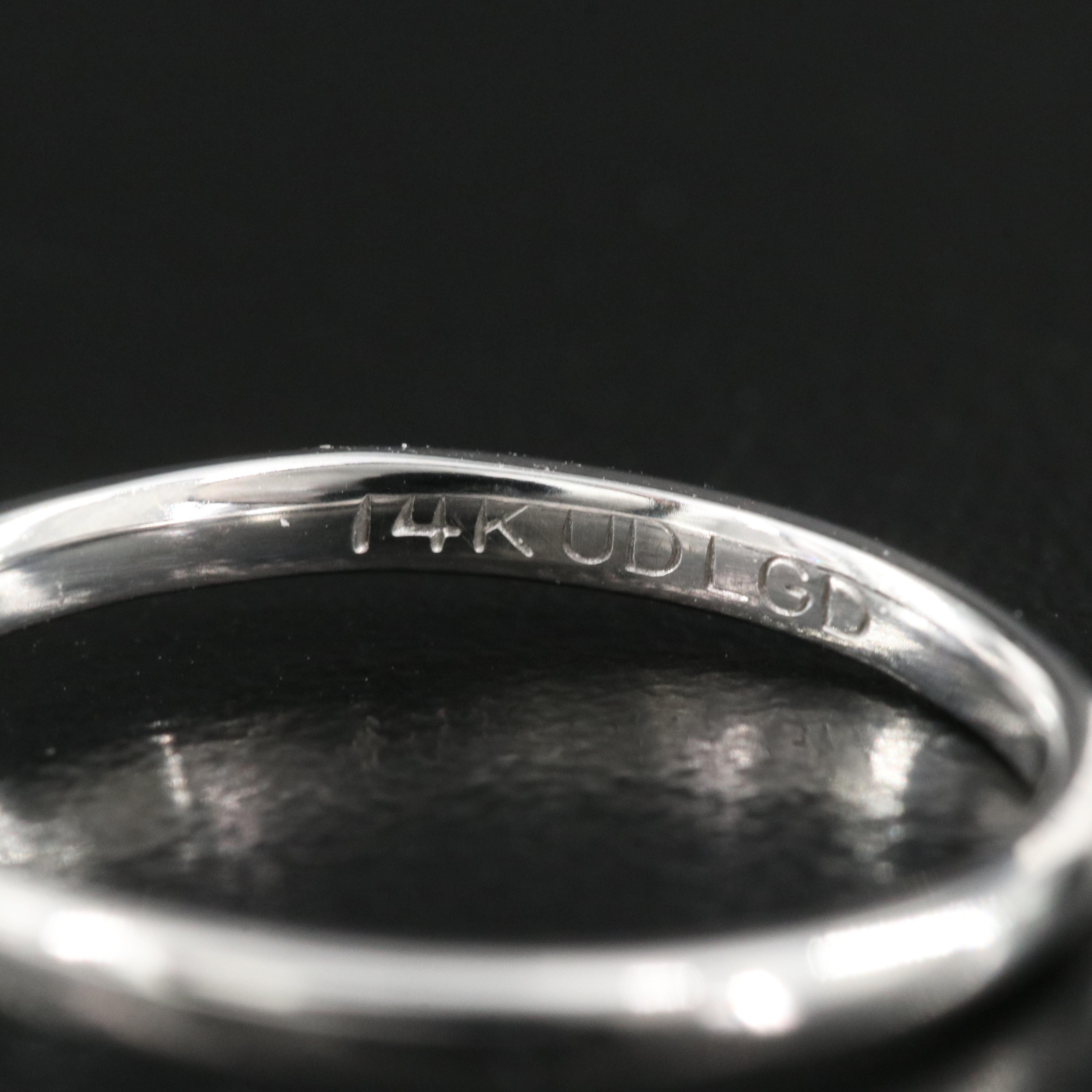 14K 0.72 CT Lab Grown Diamond Solitaire Ring