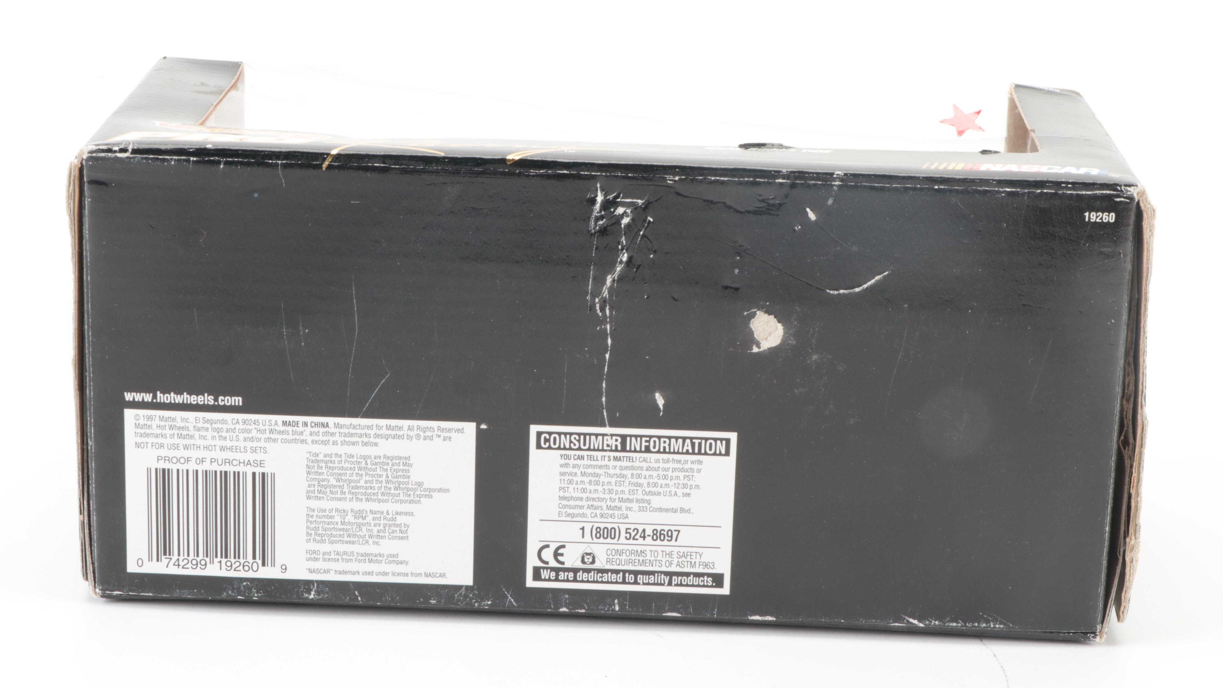 Rickey Rudd, Rickey Craven Tide Racing Team Signed Diecast Model NASCAR Cars