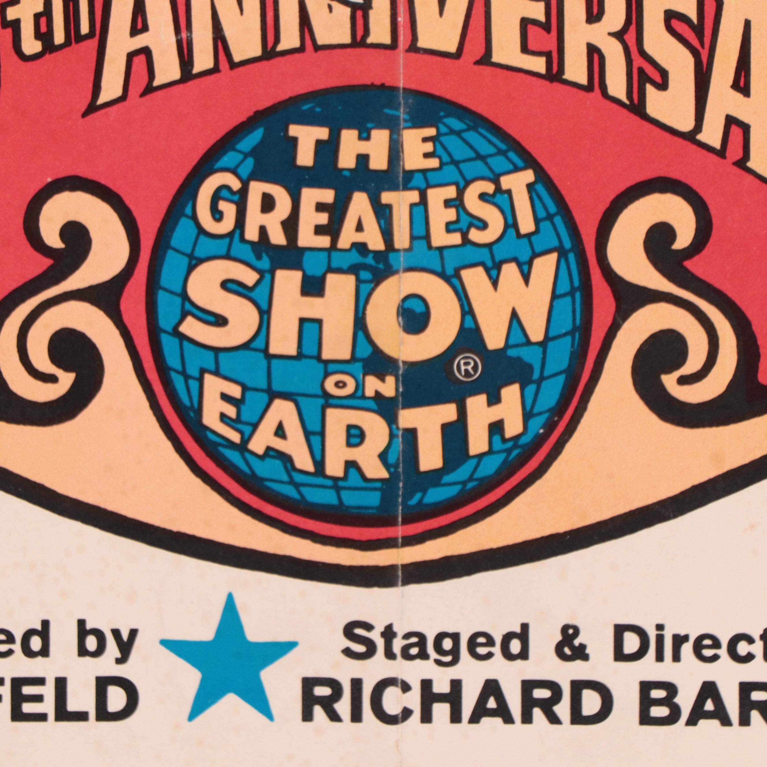 100th Anniversary Ringling Bros. and Barnum & Bailey Circus Event Poster