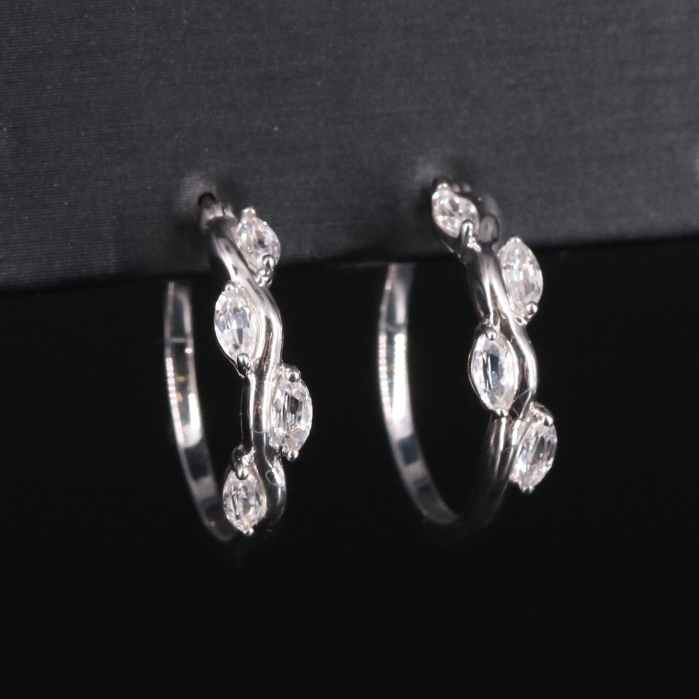 Sterling Silver Sapphire Earrings