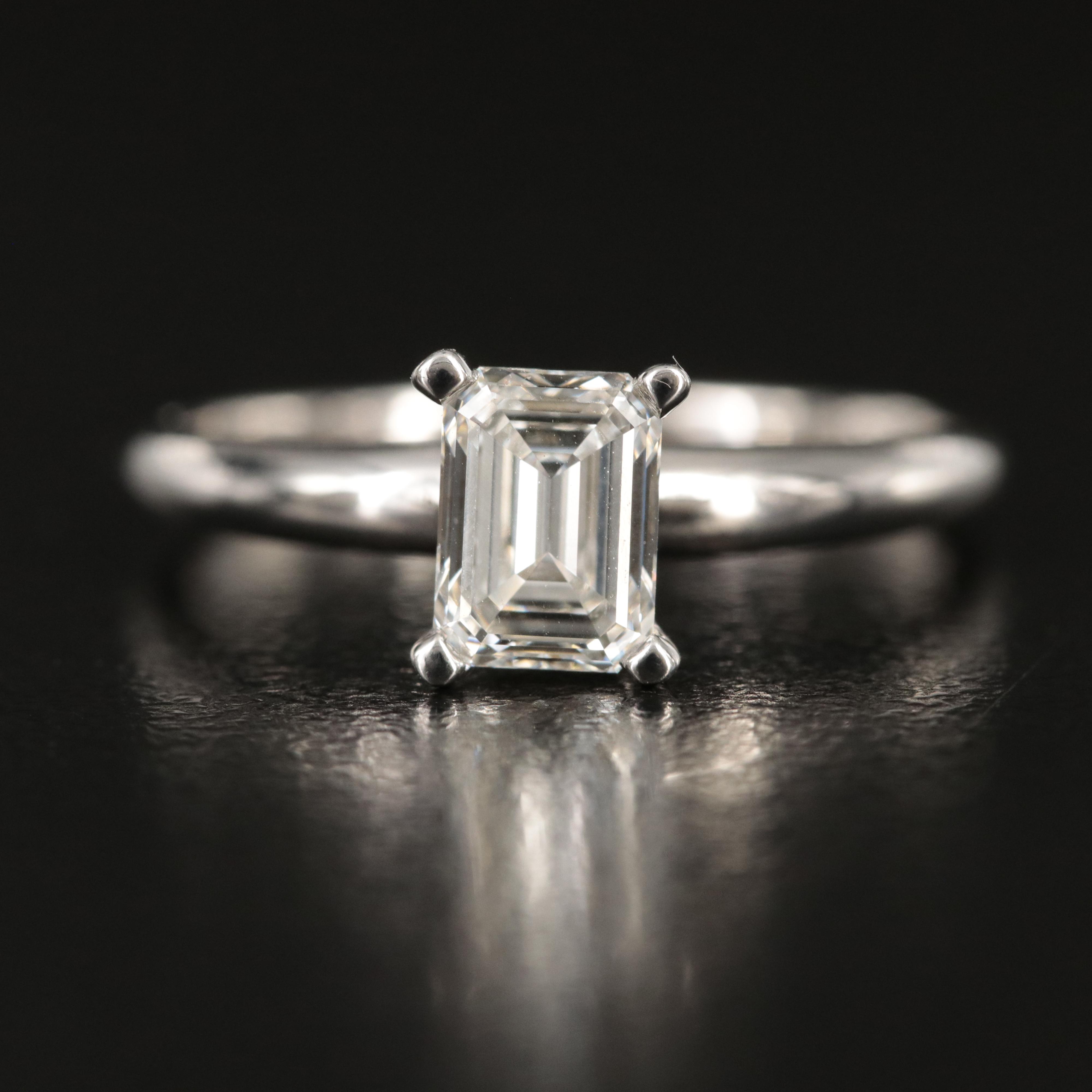 14K 0.91 CT Lab Grown Diamond Solitaire Ring