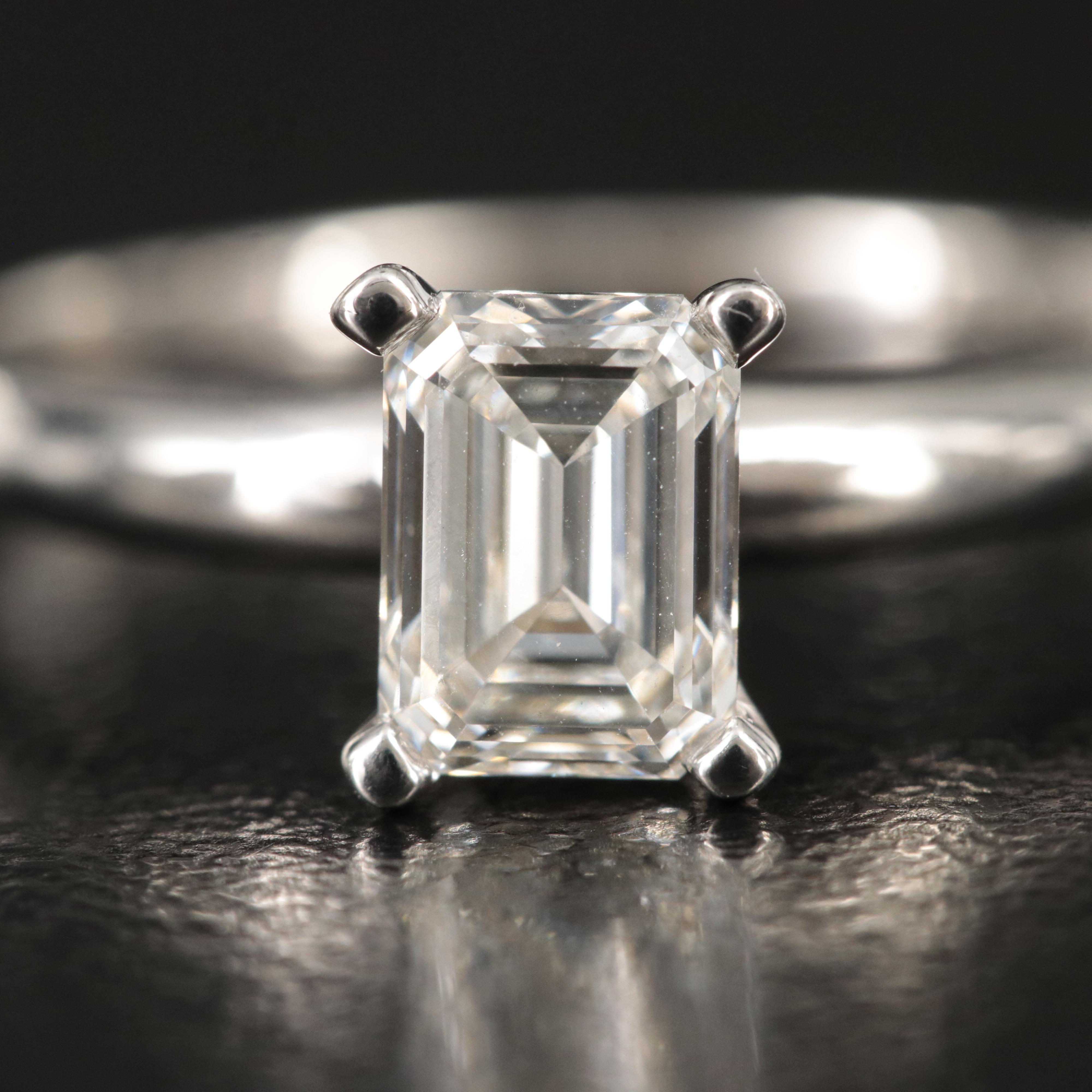 14K 0.91 CT Lab Grown Diamond Solitaire Ring