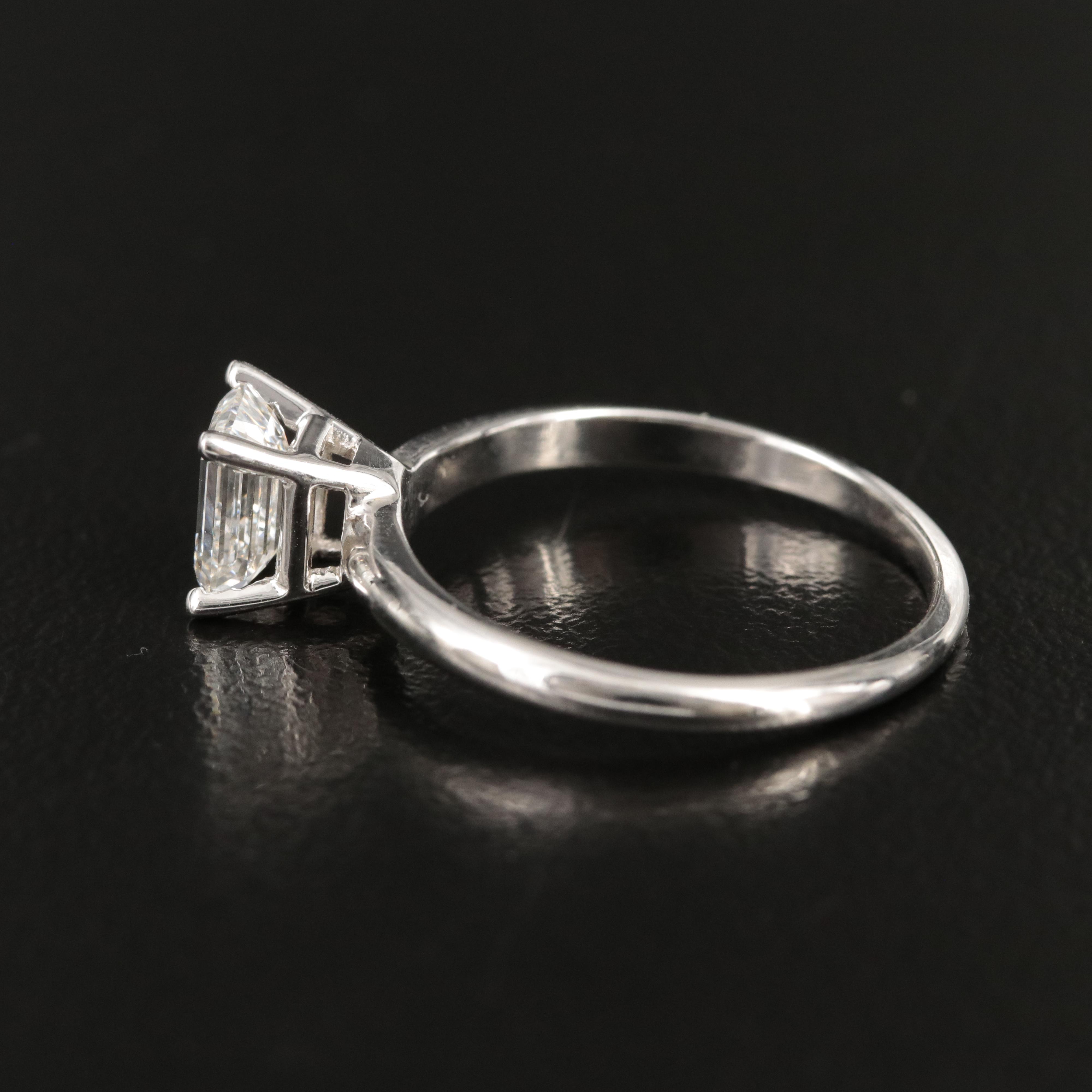 14K 0.91 CT Lab Grown Diamond Solitaire Ring