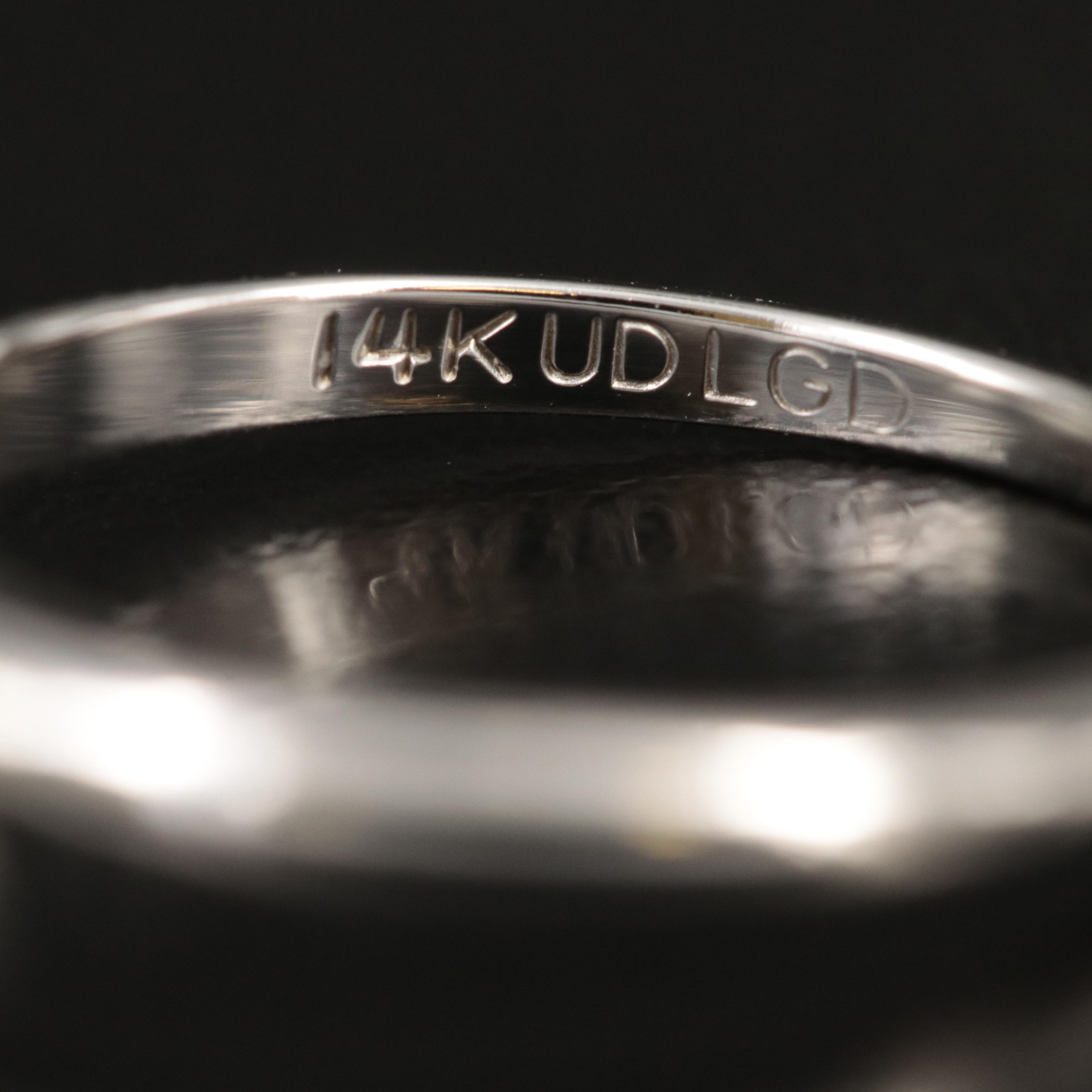 14K 0.91 CT Lab Grown Diamond Solitaire Ring