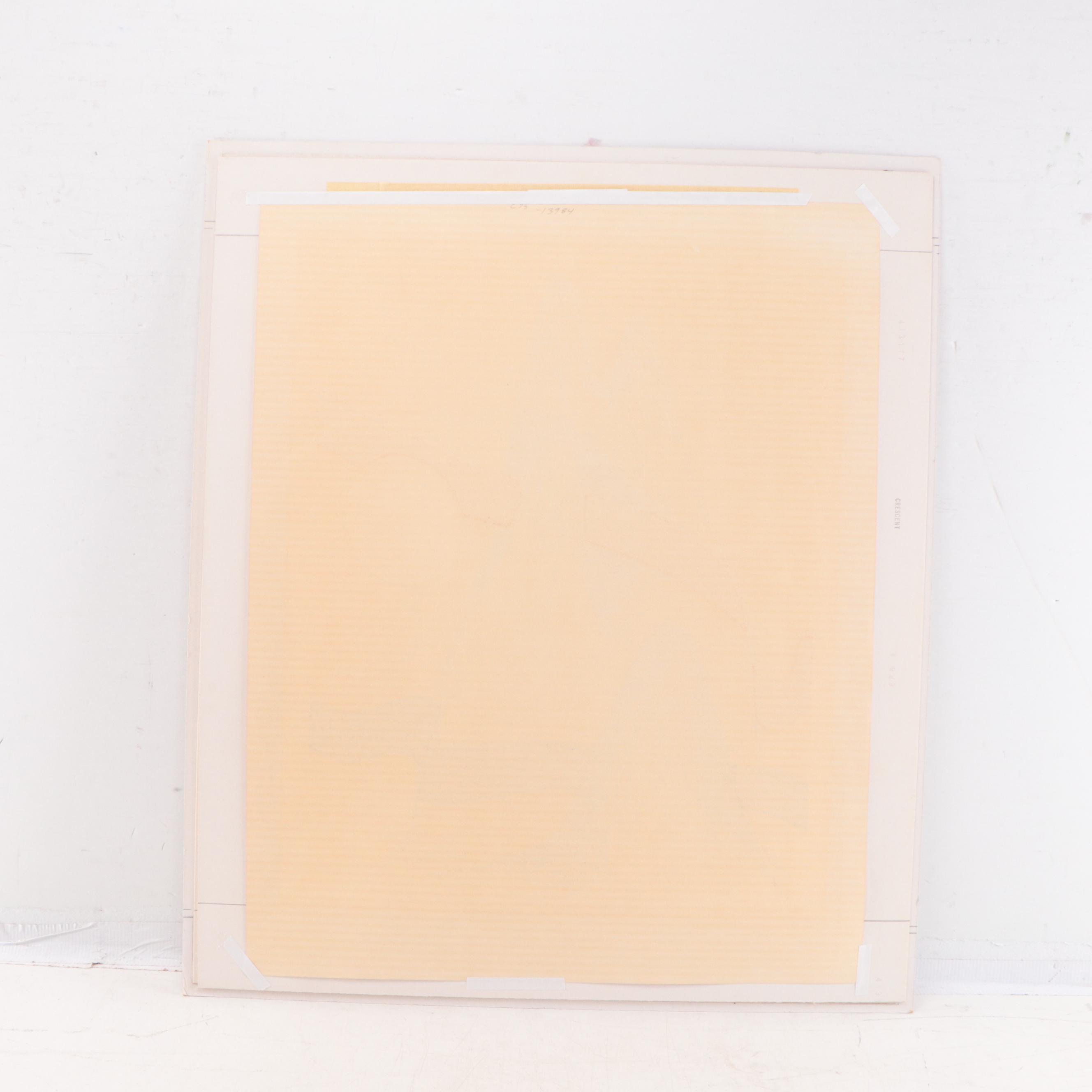 Serigraph After Alexander Calder "Mountain and Sun"