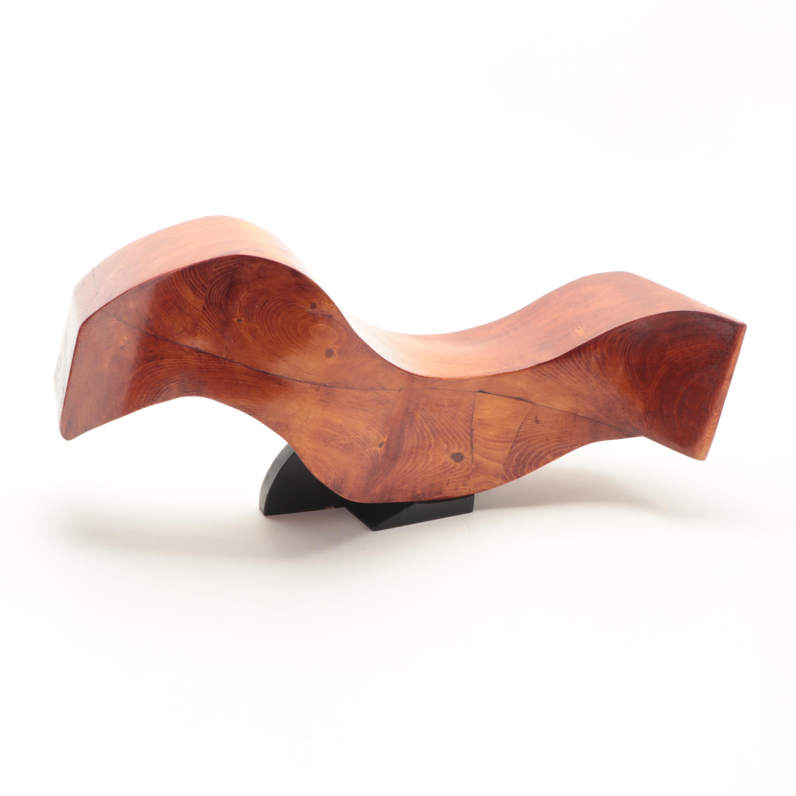 Free-Form Laminated Wood Sculpture