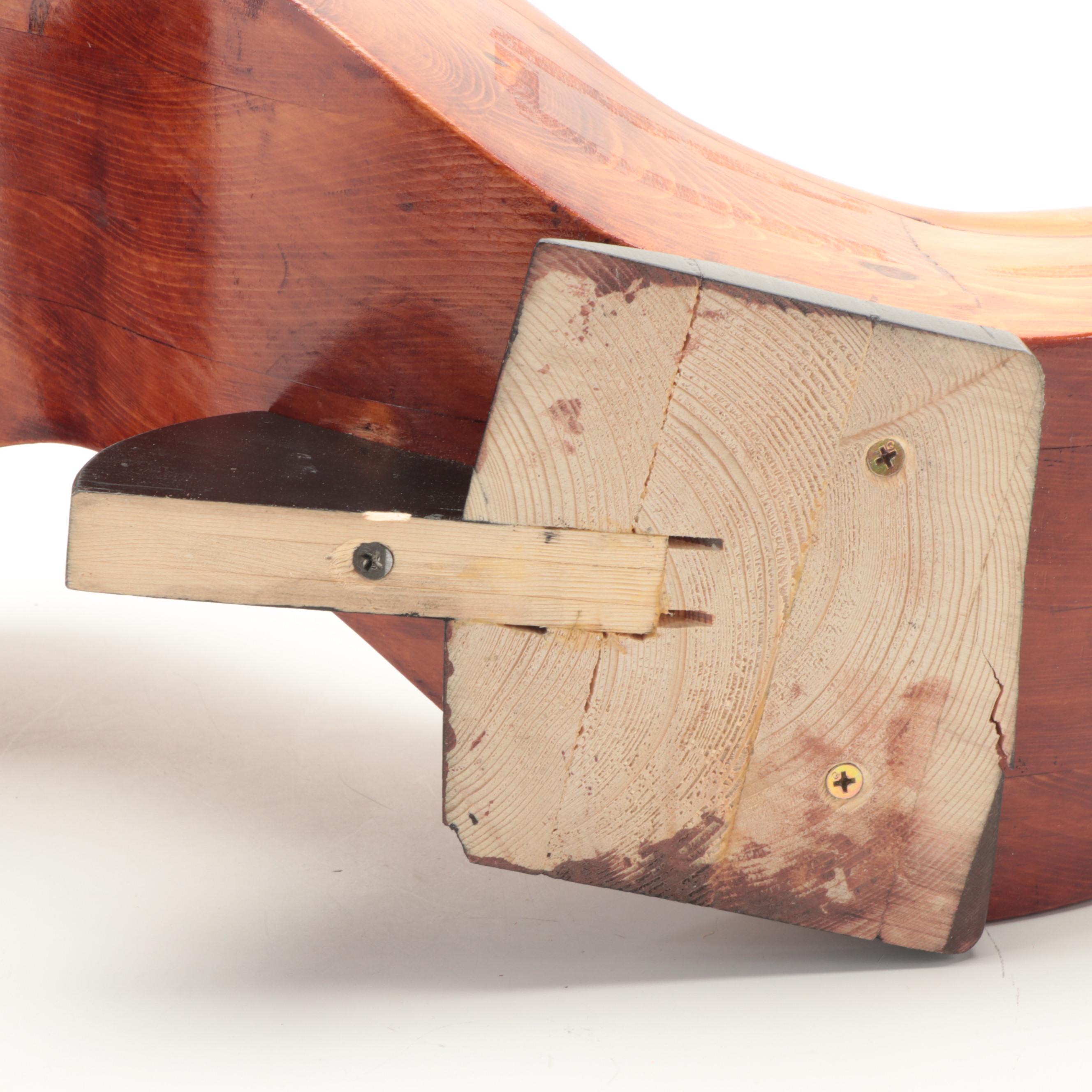 Free-Form Laminated Wood Sculpture