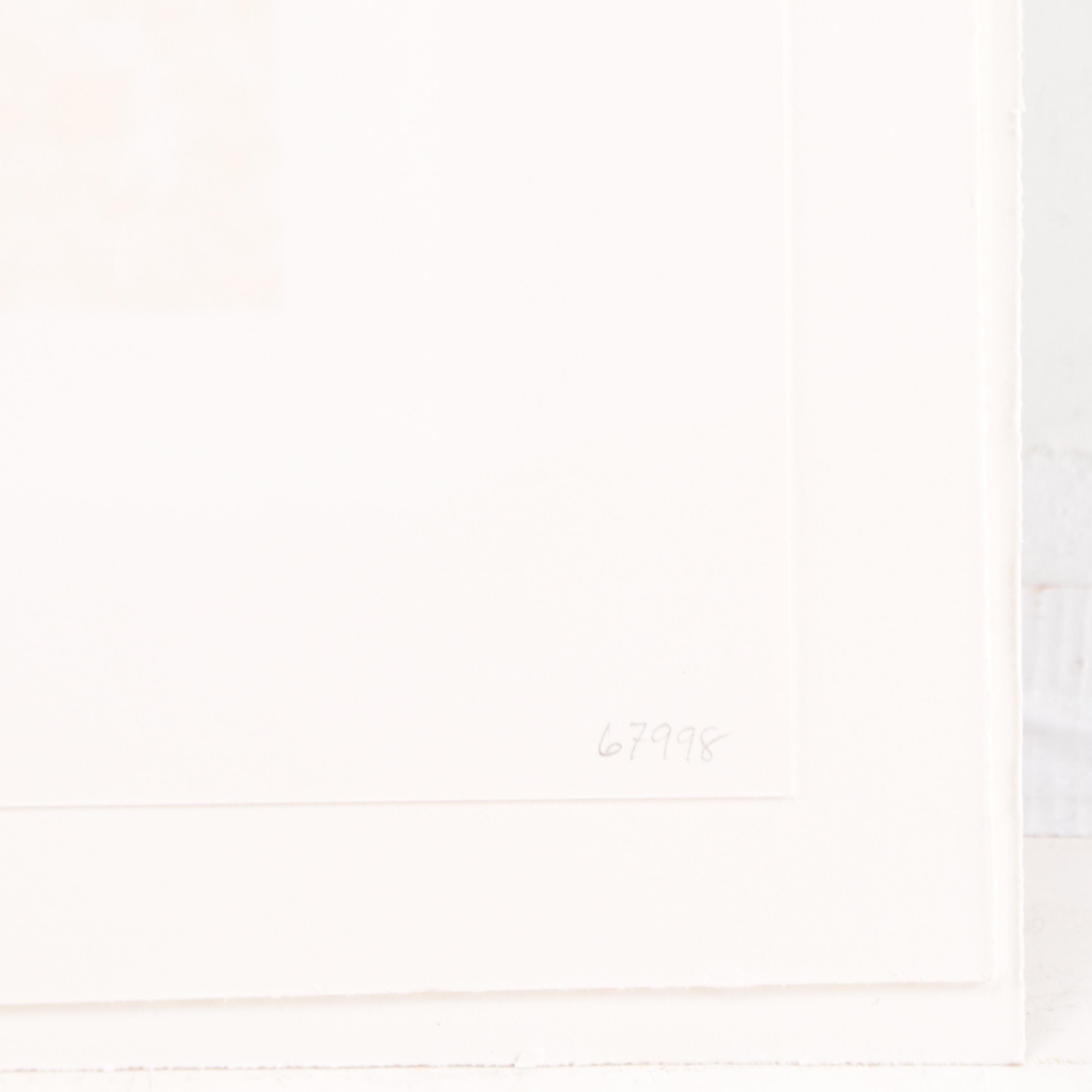 Claude Cambour Lithograph "Early Evening on the Field Poppies"