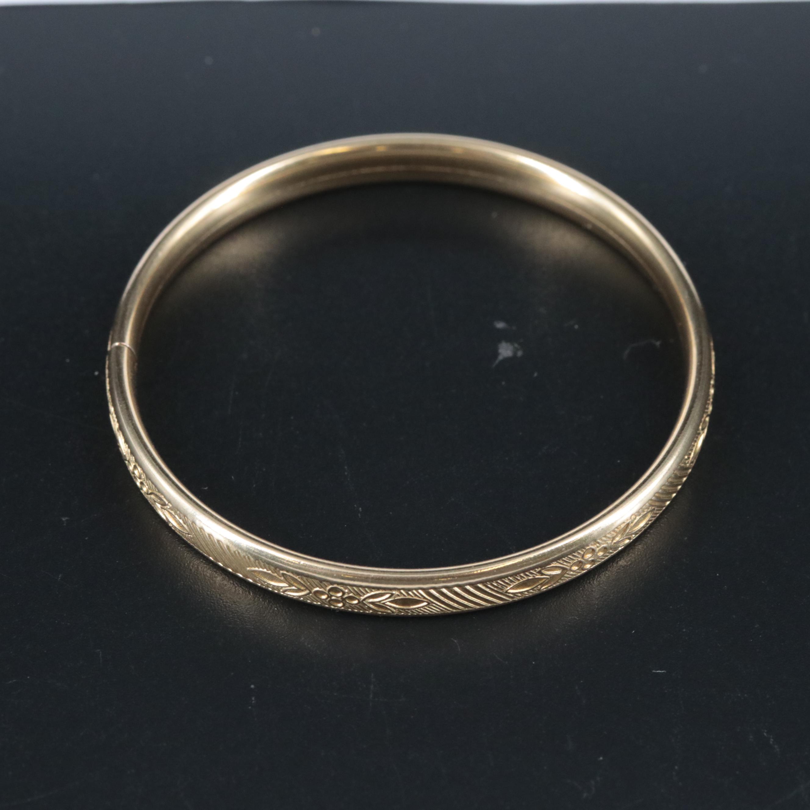 14K Bangle Bracelet