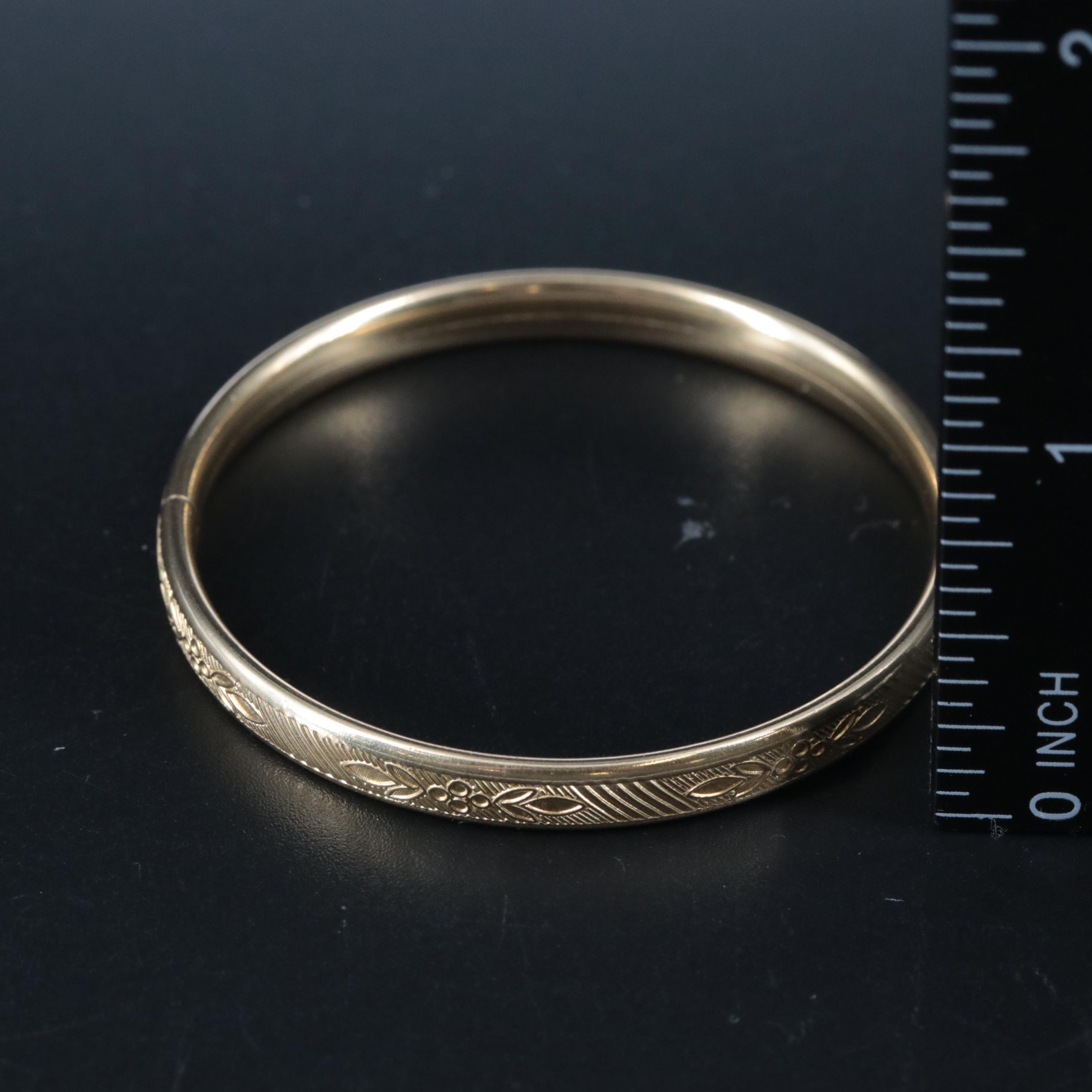 14K Bangle Bracelet