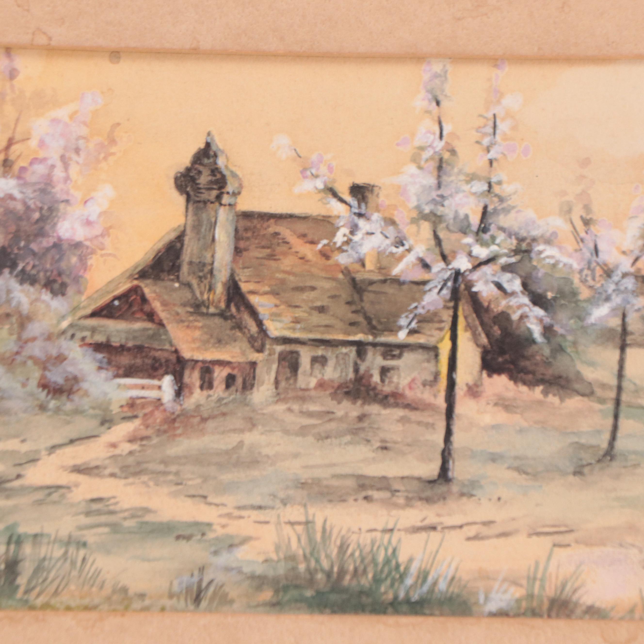 Joaquin Cabane Street Scene Lithograph and More