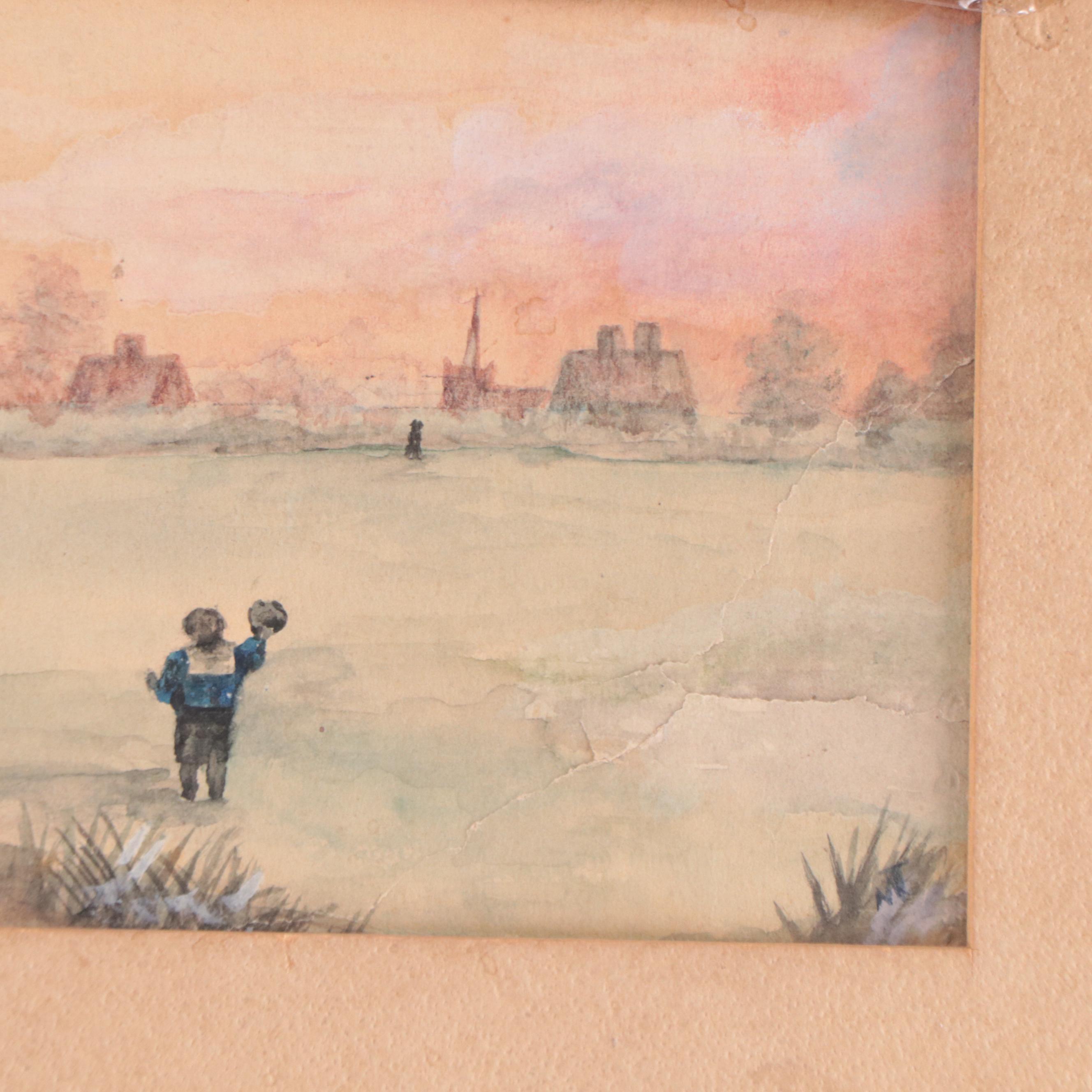 Joaquin Cabane Street Scene Lithograph and More